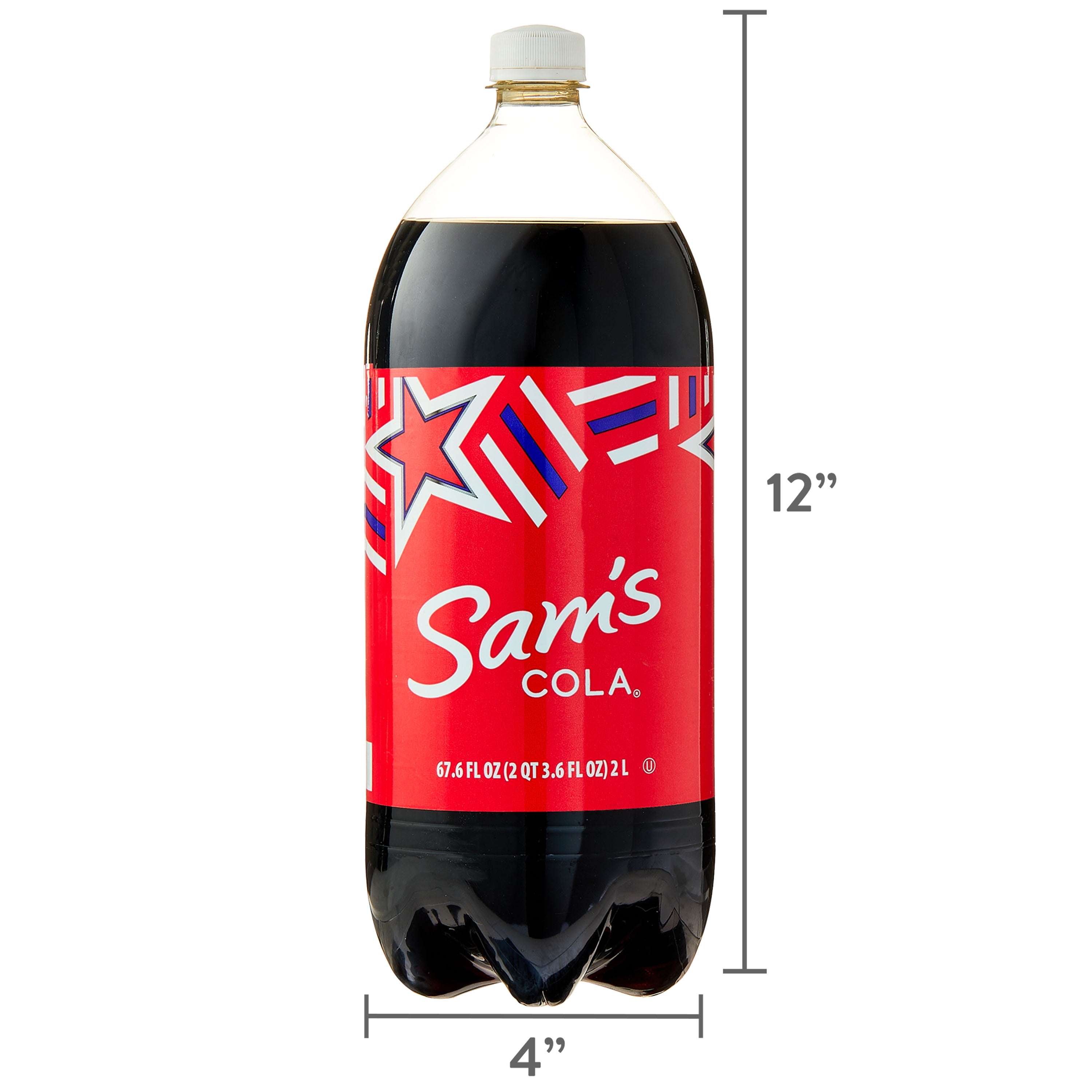Sam's Choice Cola Soda Refreshing Carbonated Beverage (6 Pack, 67.6 fl oz) sphso