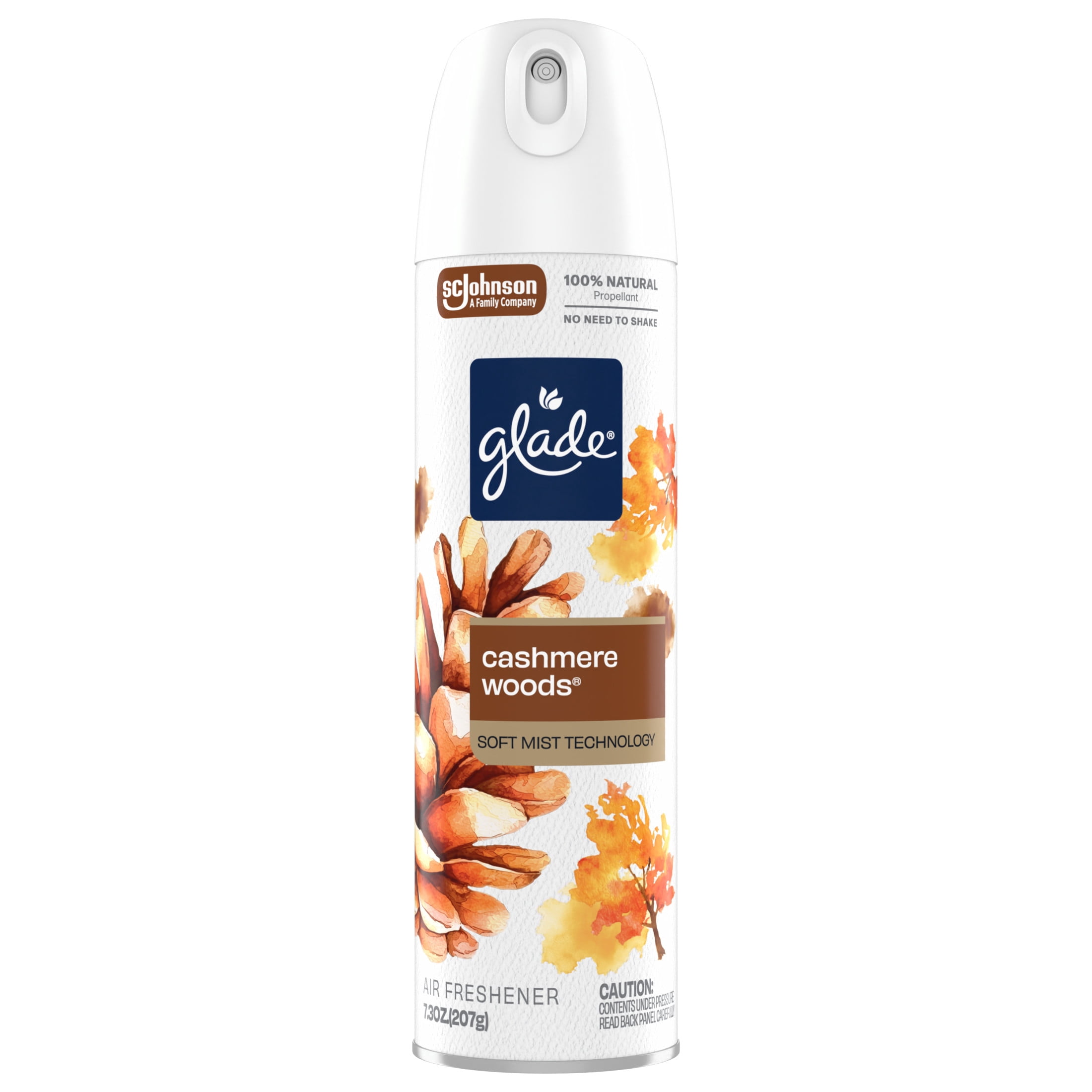 Glade Soft Mist Odor Fighting Air Freshener, Cashmere Woods Scent (7.3 oz) n2880