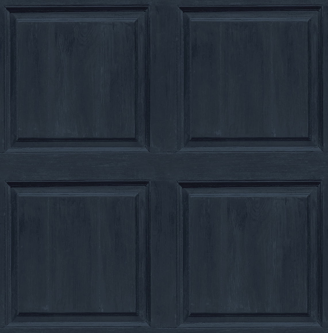 NextWall Arthouse Washed Faux Panel Peel and Stick Wallpaper (Navy, 20.5 in. W x 18 ft. L) 3a1nl