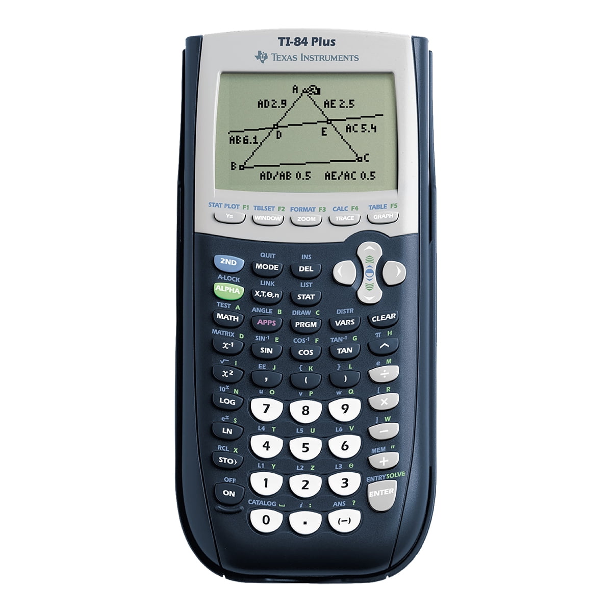 Texas Instruments TI-84 Plus Graphing Calculator (Black, 1 Unit) 5s5ex