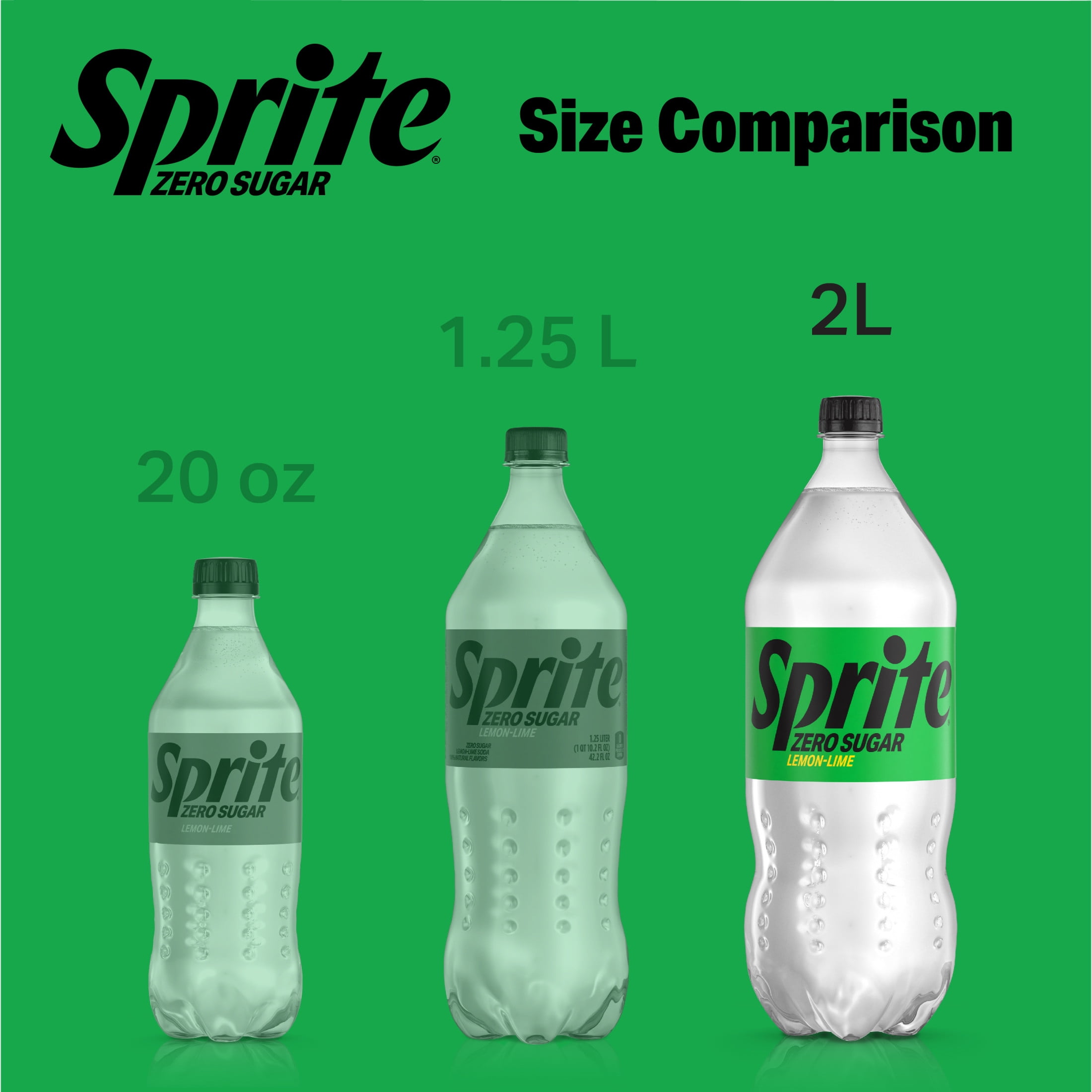 Sprite Zero Sugar Lemon-Lime Soda, Crisp Refreshing Caffeine-Free Soft Drink (67.6 fl oz) 6j7lo