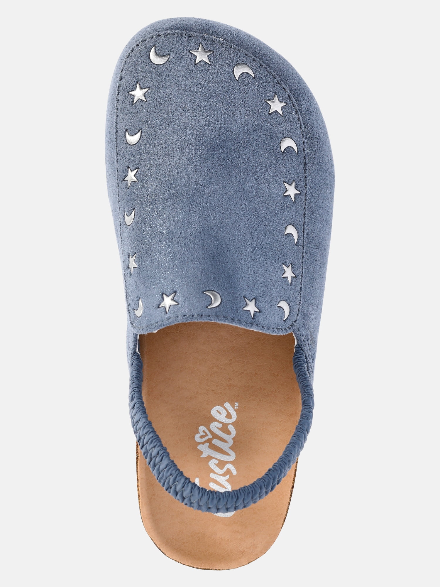 Justice Girls Backstrap Platform Mules (Blue, Size 4) ykfzj