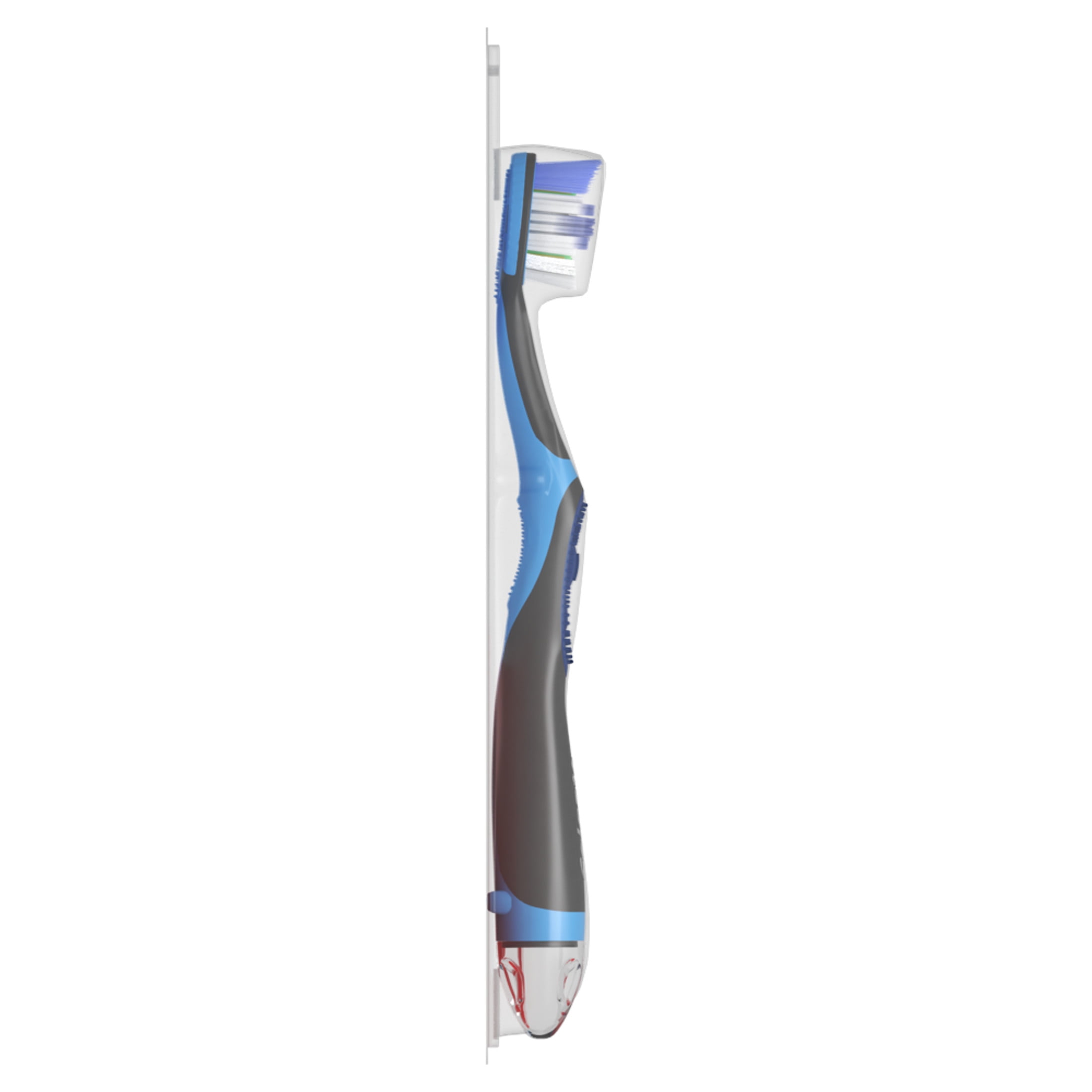 Colgate 360 Vibrate Deep Clean Battery Powered Electric Toothbrush with Soft Bristles (Blue, 1 Pack) 9x91z