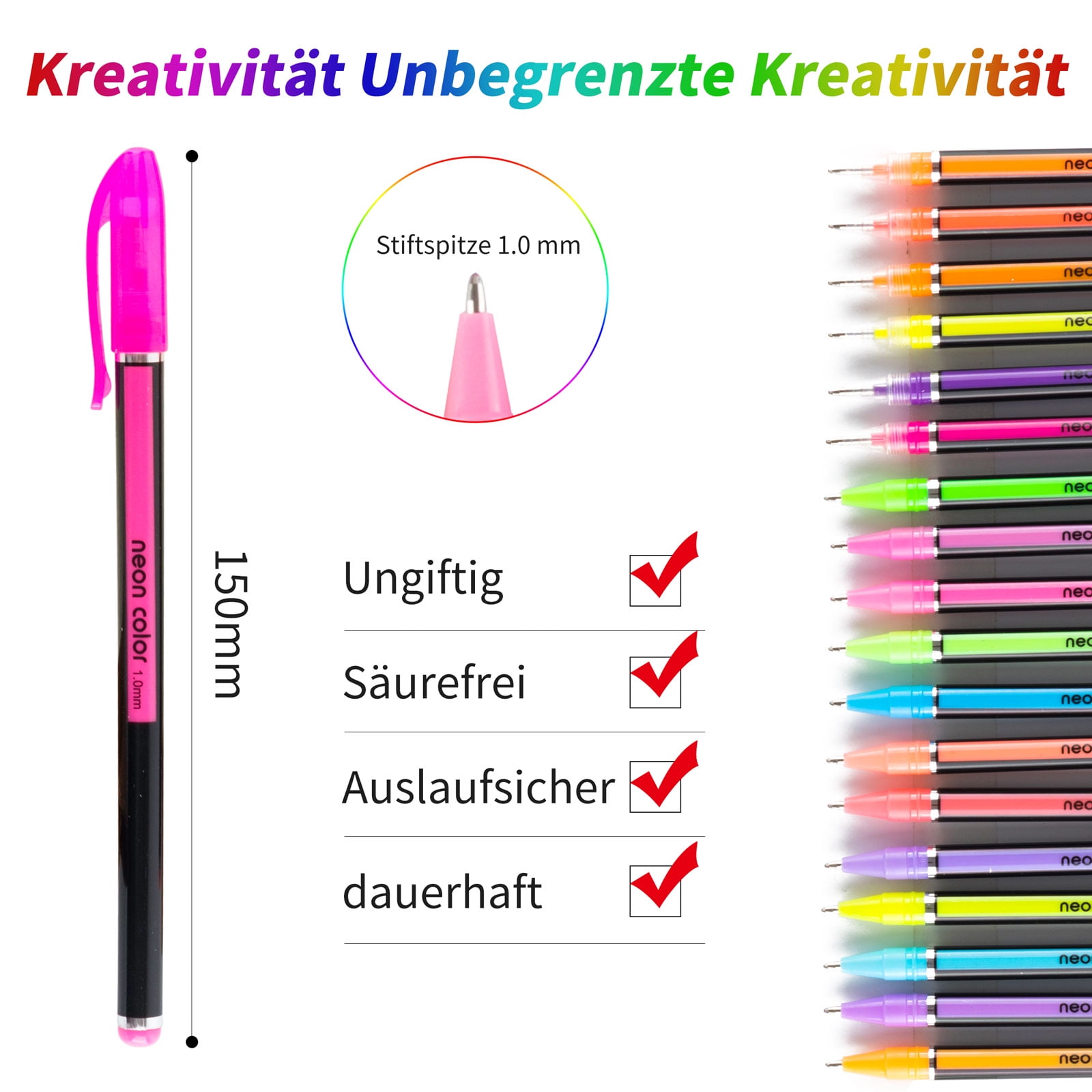 Aierliusa Glitter Gel Pen Set, Smooth Writing Art Pens for Drawing and Coloring (Assorted Colors, 60 Count) w99dr