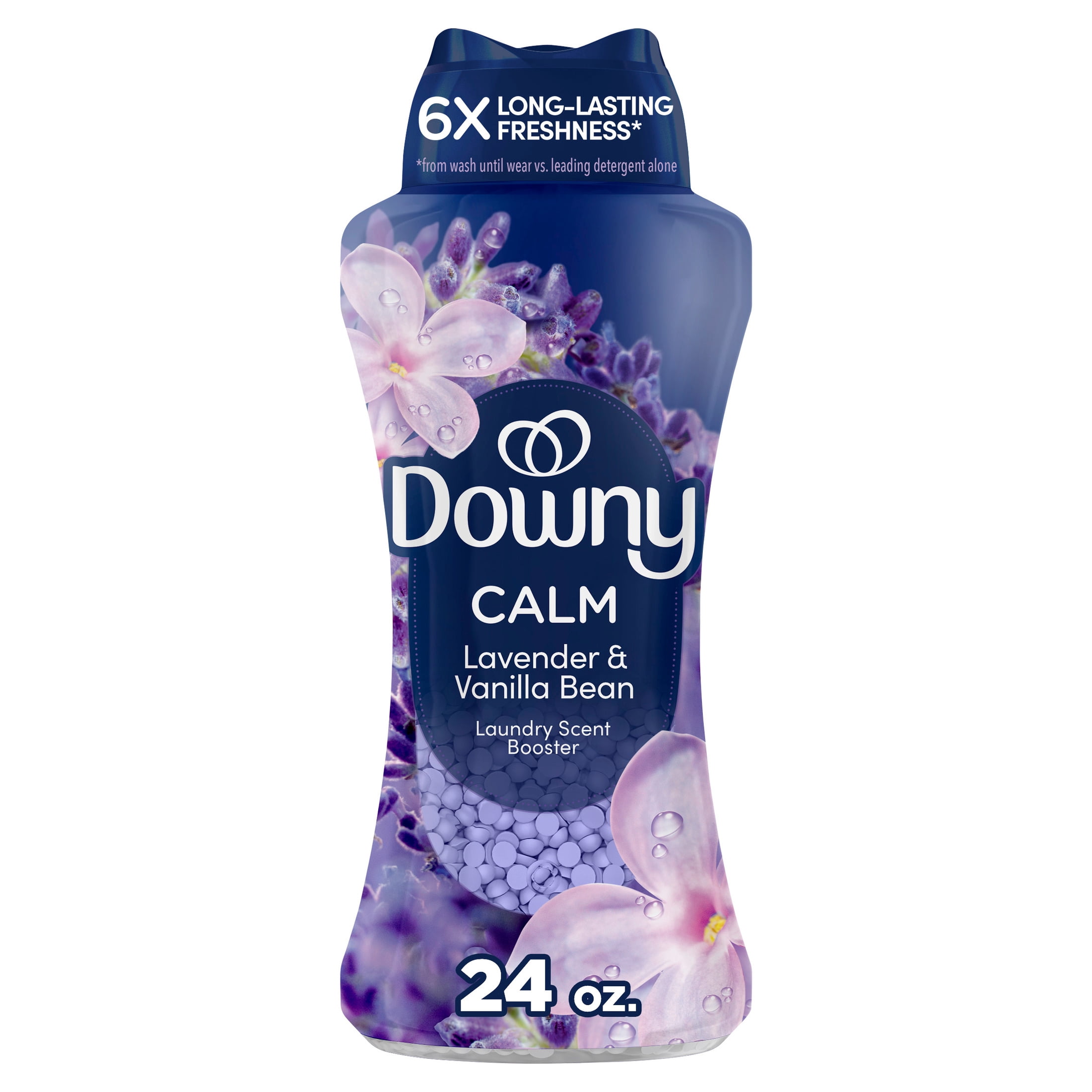 Downy Infusions In-Wash Scent Booster Beads, Calm Lavender and Vanilla Bean (24 oz) cr9tt