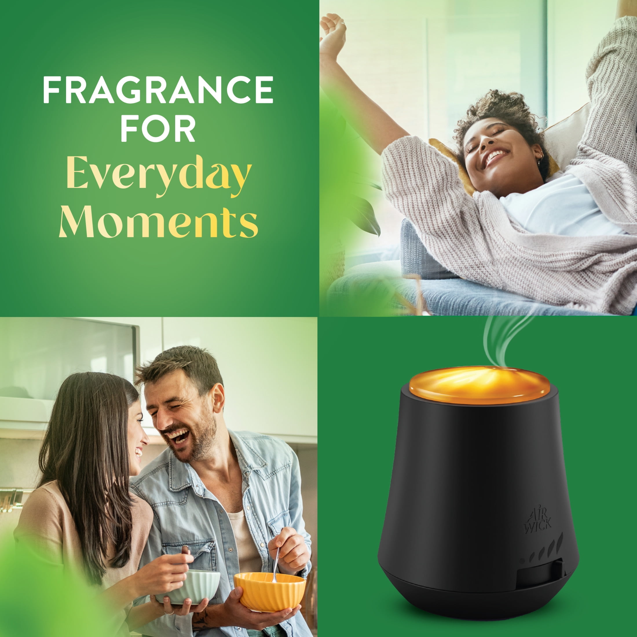 Air Wick Essential Mist Scented Oil Air Freshener Diffuser Device (Black, 1 Piece) y8lfb