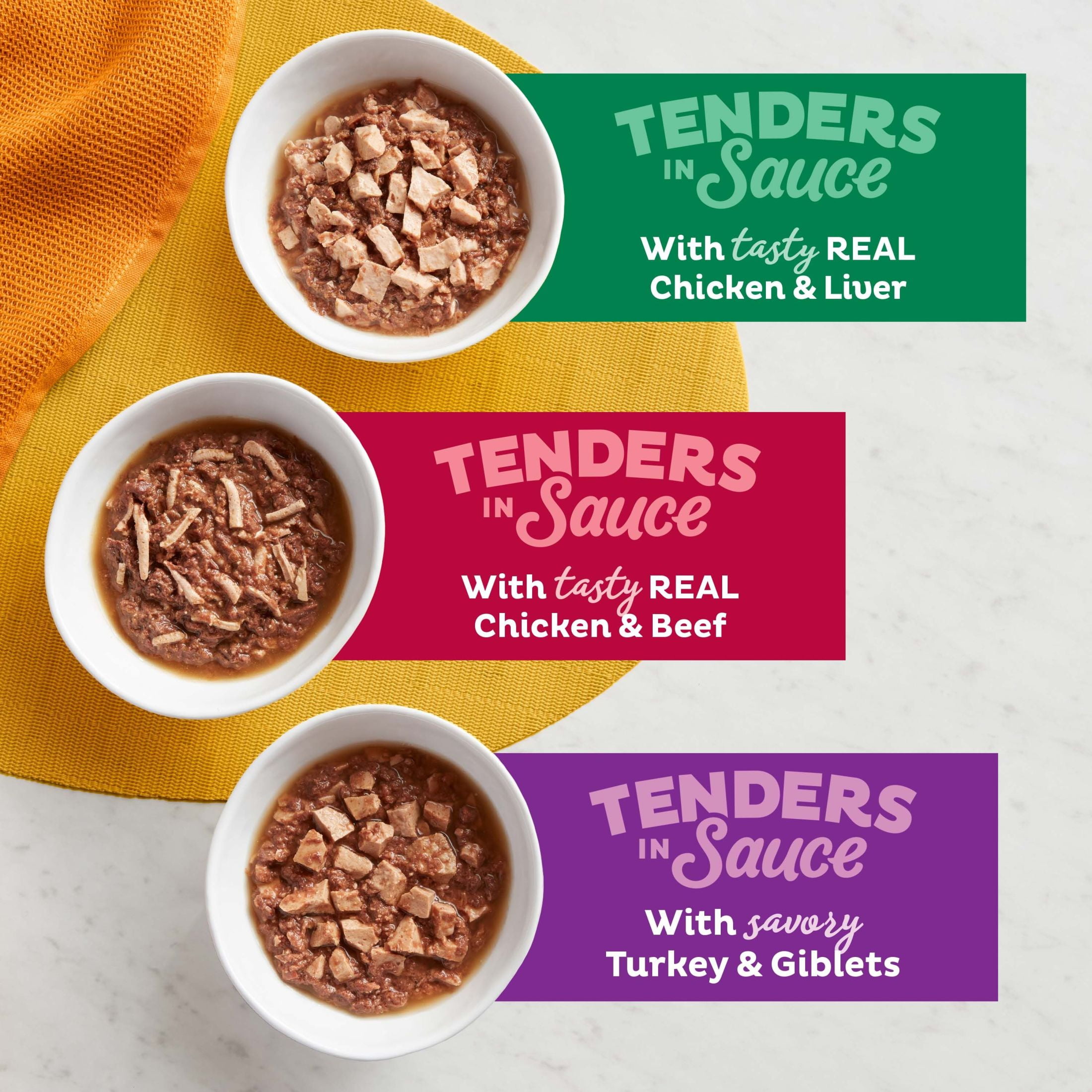 Meow Mix Tender Favorites Poultry & Beef Variety Pack Wet Cat Food (Multi-Flavor, 12 Pack of 2.75 oz) aurfr