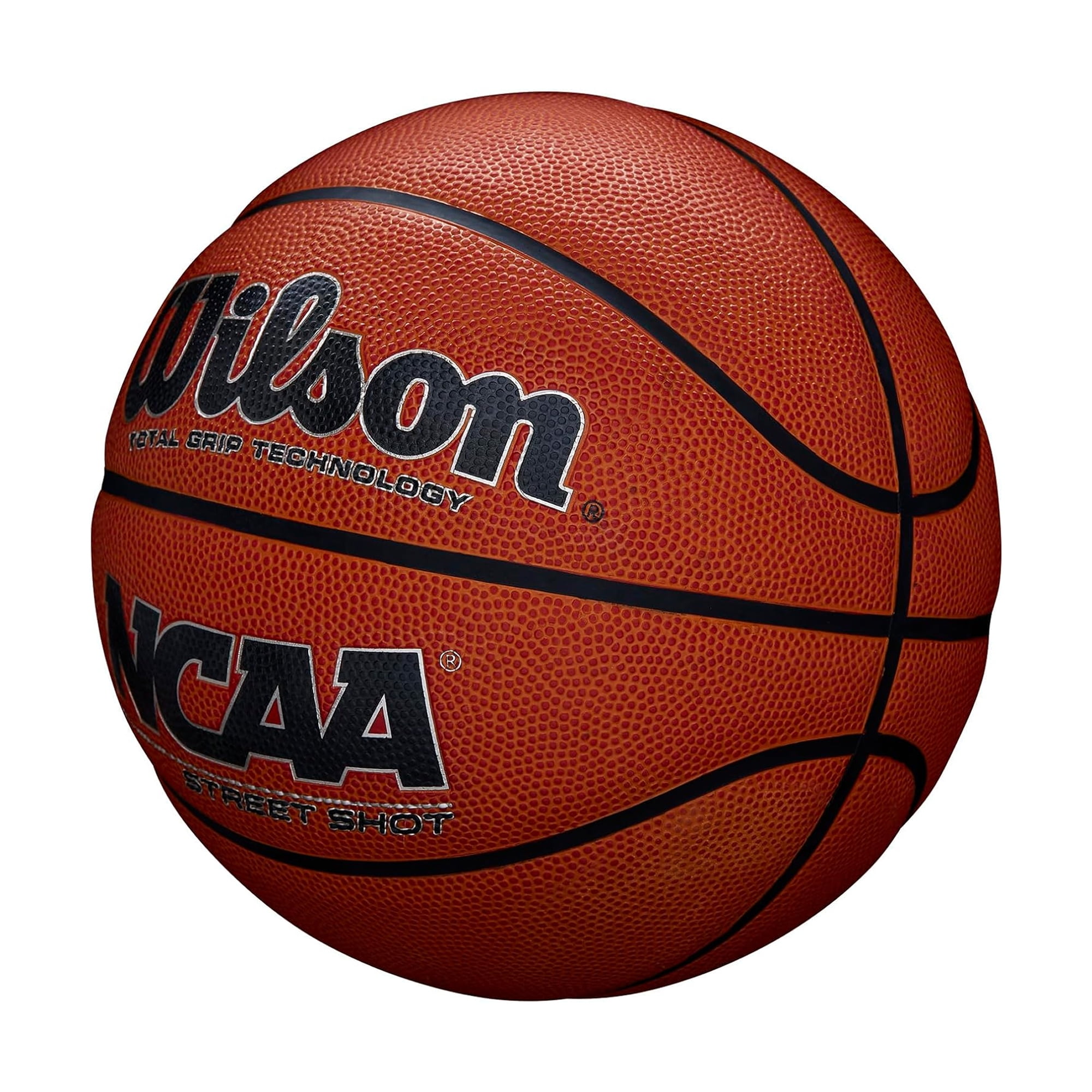 Wilson NCAA Street Shot Outdoor Basketball (Brown, Size 5 - 27.5 in) xqjea