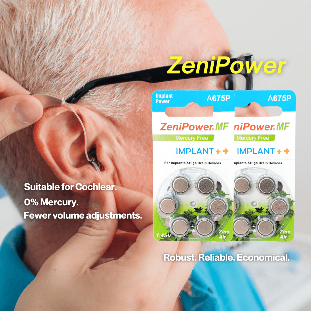 ZeniPower Cochlear Implant Zinc Air Batteries (Size 675, 600 Pack) j0tf0 - Image 4