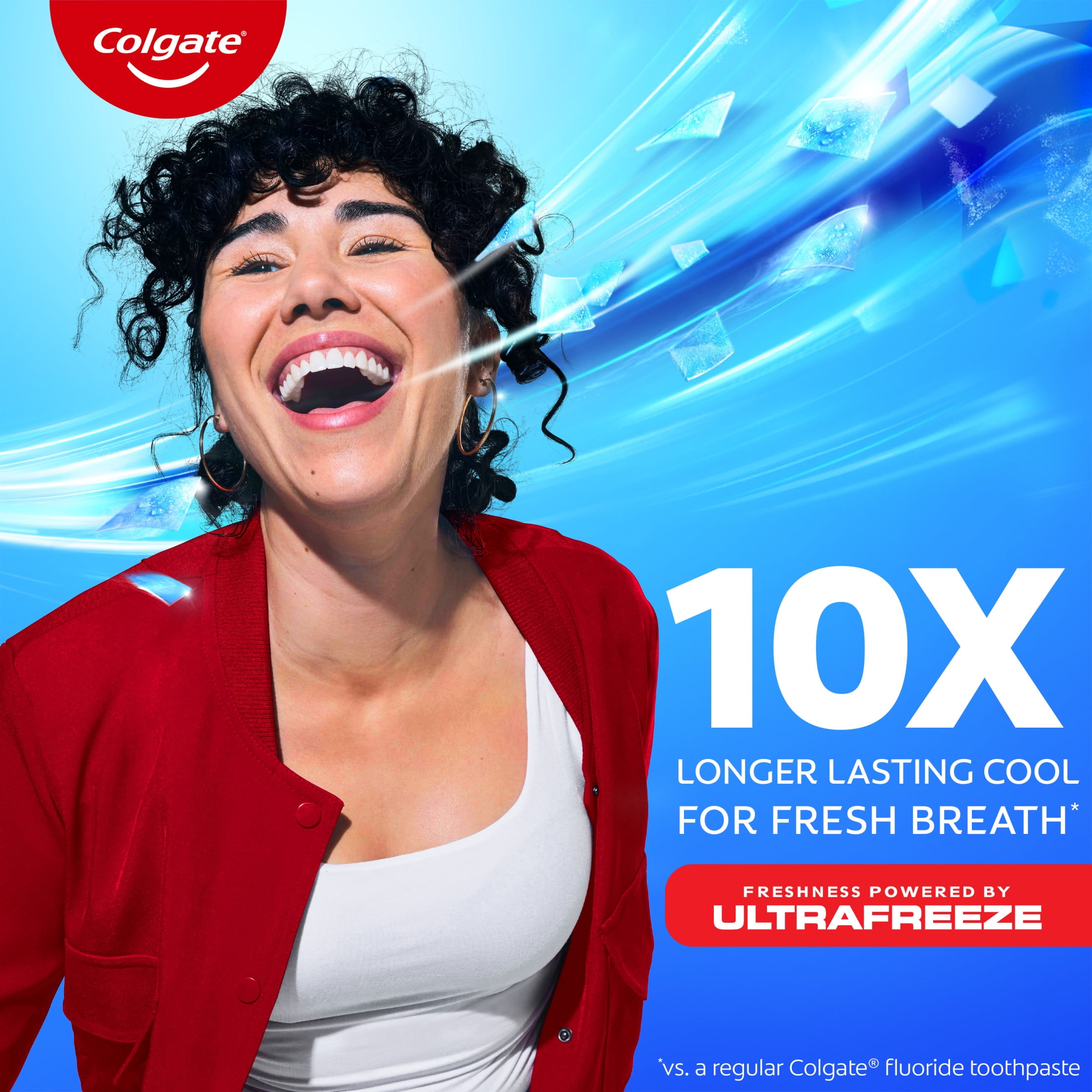 Colgate Max Fresh Whitening Toothpaste with Mini Breath Strips, Clean Mint (6.3 oz) 0uivi