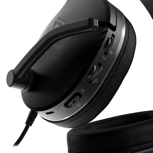 Turtle Beach Recon 200 Gen 2 Wired Gaming Headset, Amplified Audio with Mic Monitoring (Black, One Size) 2czo5