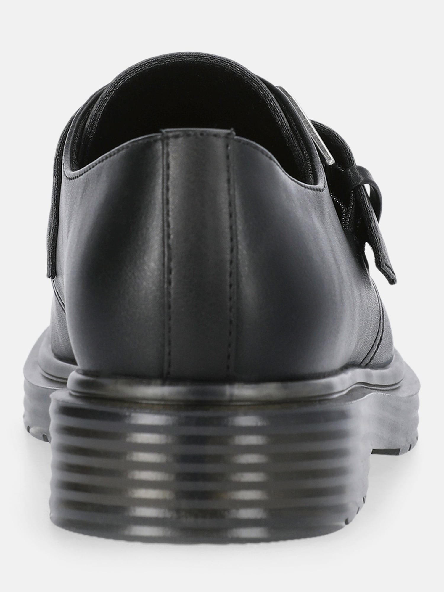 Weekend Academy Boys Lug Sole Oxford Dress Shoes (Black, 4 US Big Kid) 9iig6