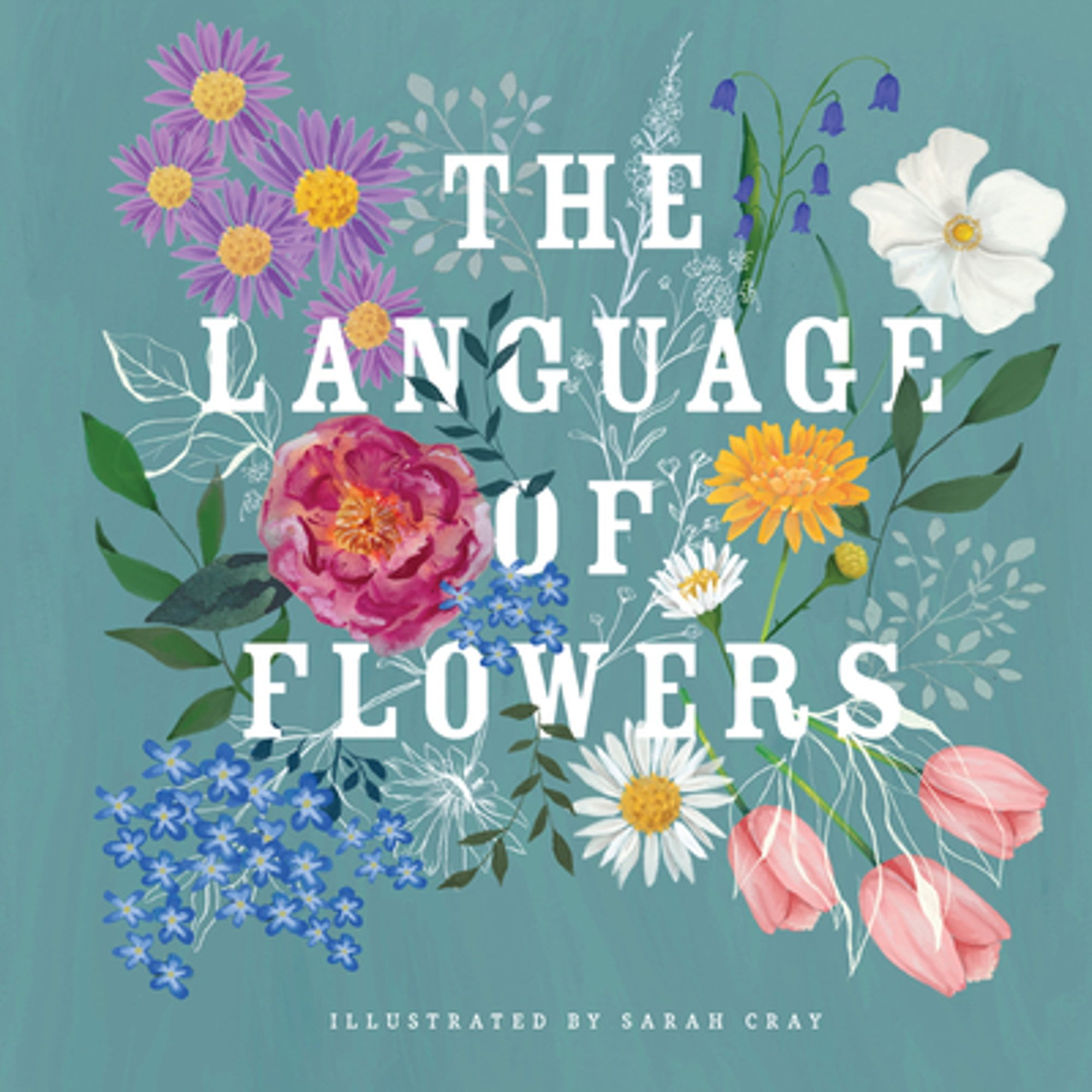 Sarah Cray The Language of Flowers Hardcover Book (112 Pages) m8wpq