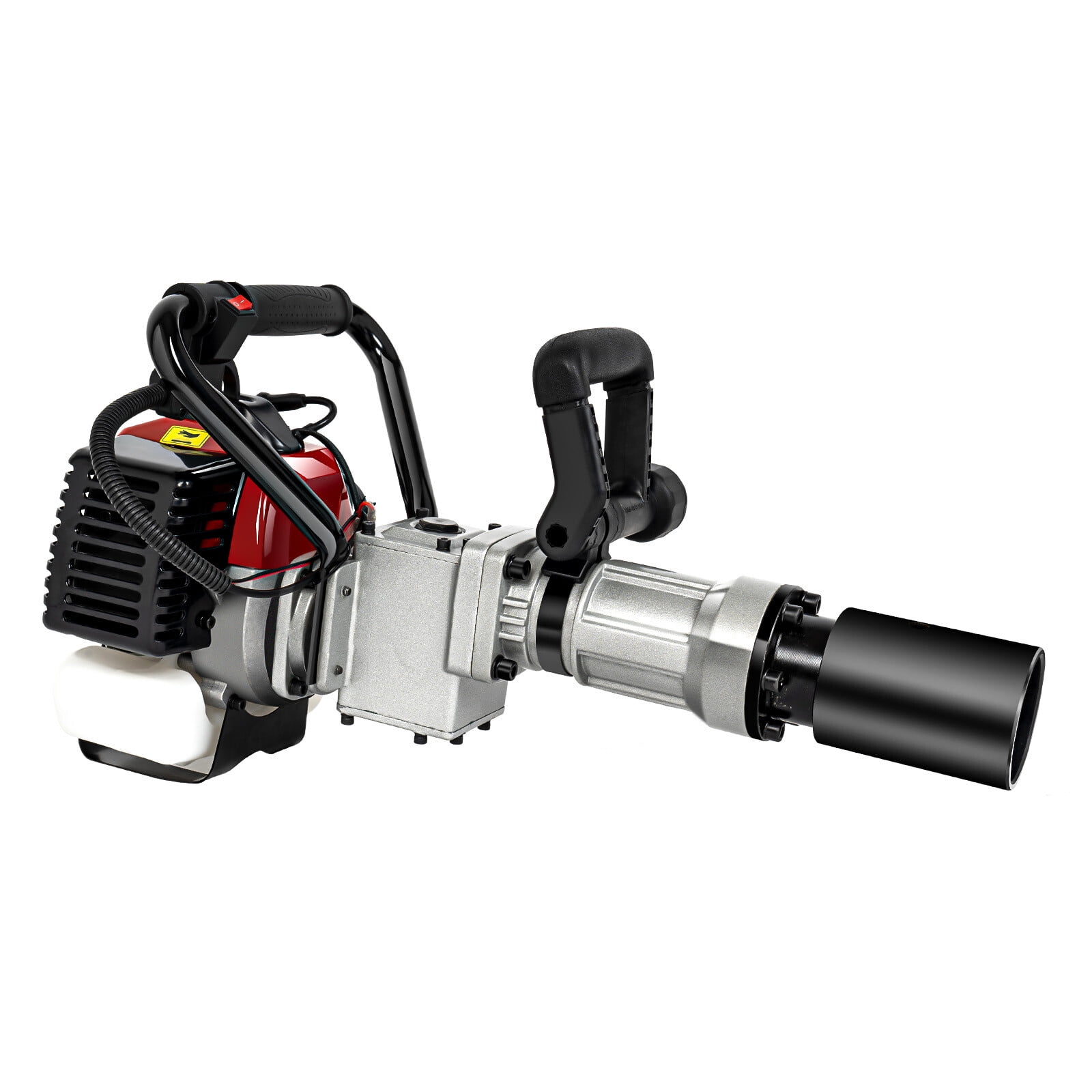 Generic Powered T-Post Pile Driver, 2-Stroke 32.6CC Gasoline Post Pounder with Vibration Dampening (Silver, 32.6CC) m6qm5