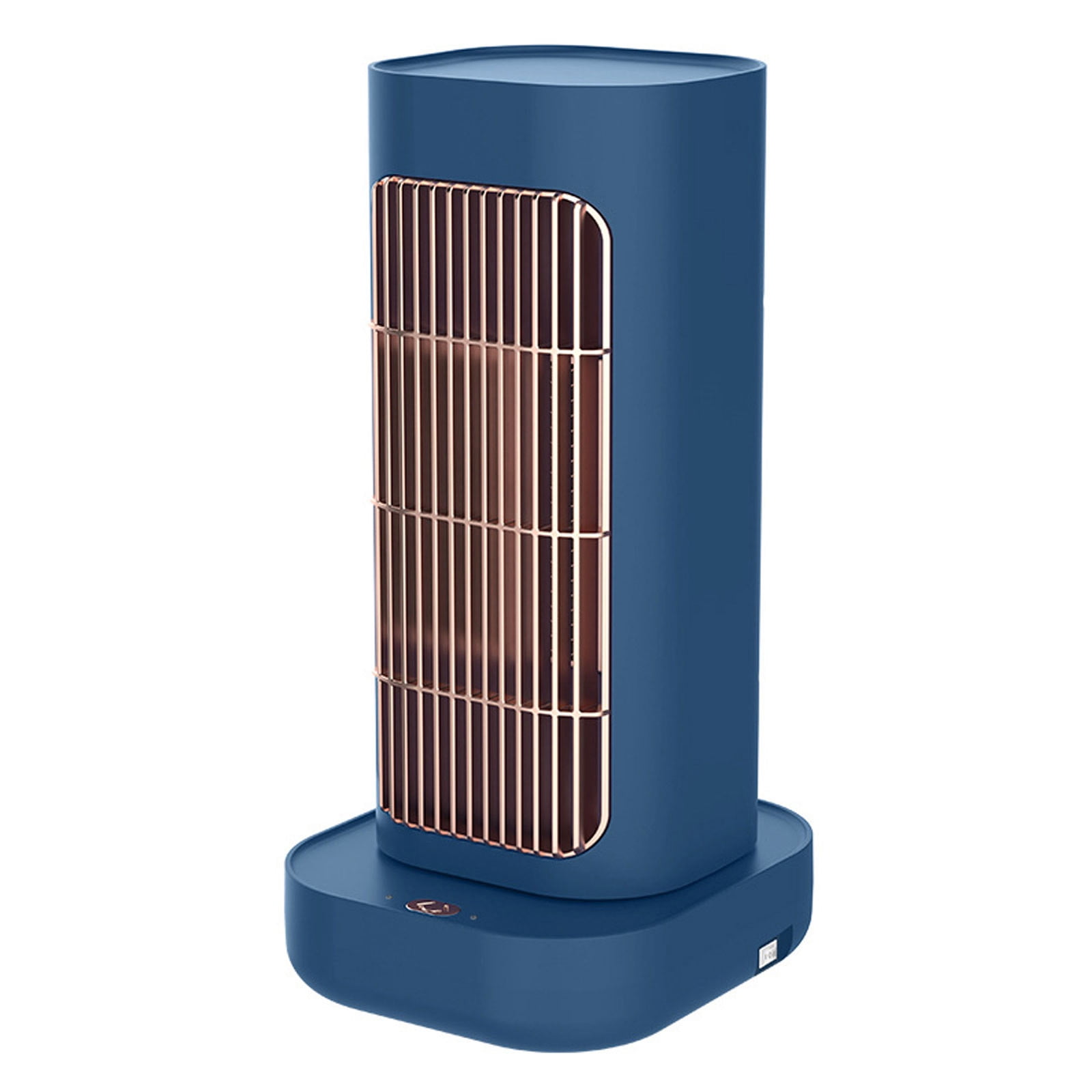 PhiGZnt Portable Electric Space Heater (Blue, 17 in) 70° Oscillating PTC Ceramic Heater with Remote Control and Thermostat s7d9s