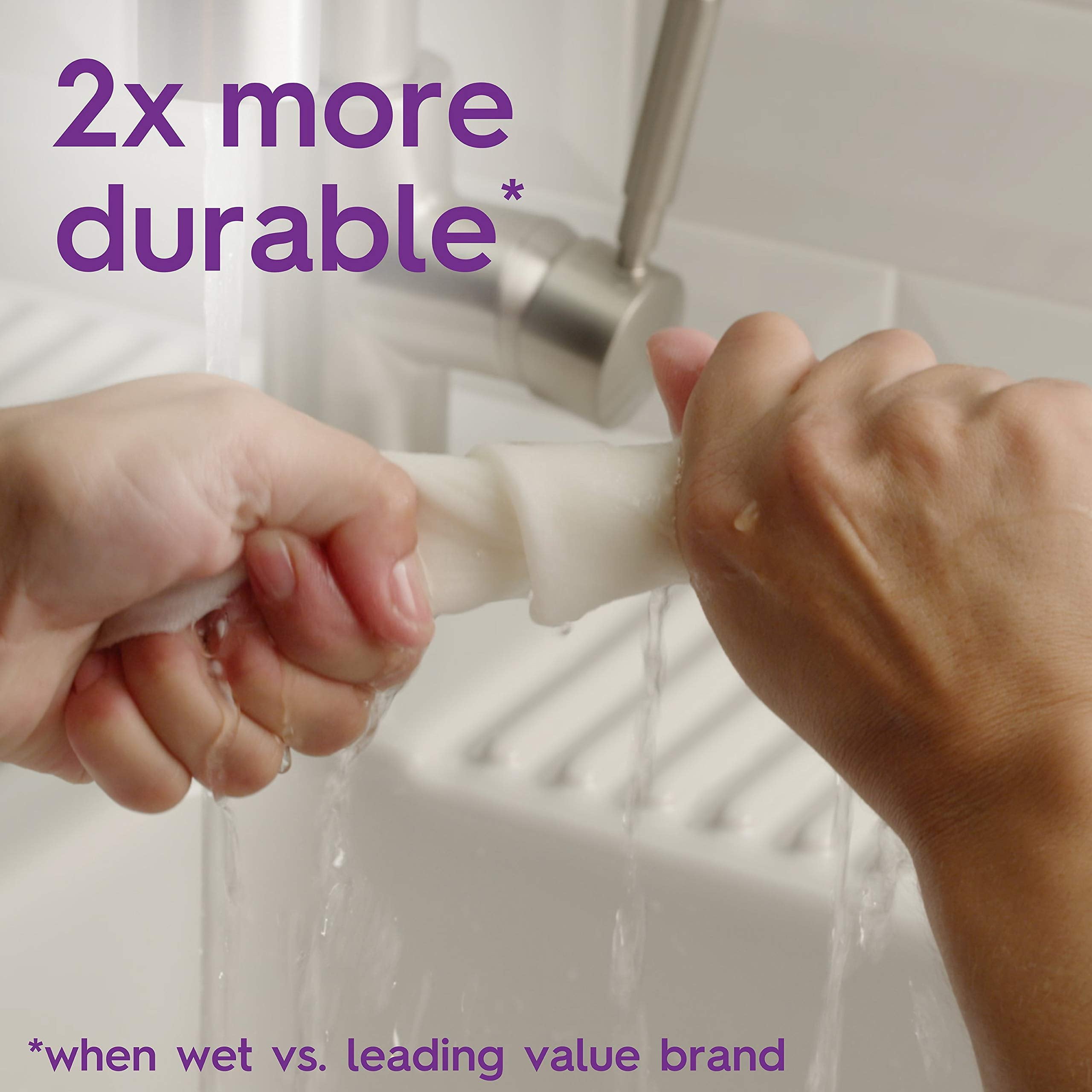 Viva Signature Cloth Paper Towels, Choose-A-Sheet, Durable Absorbent Kitchen Cleaning (White, 6 Big Rolls) nh607