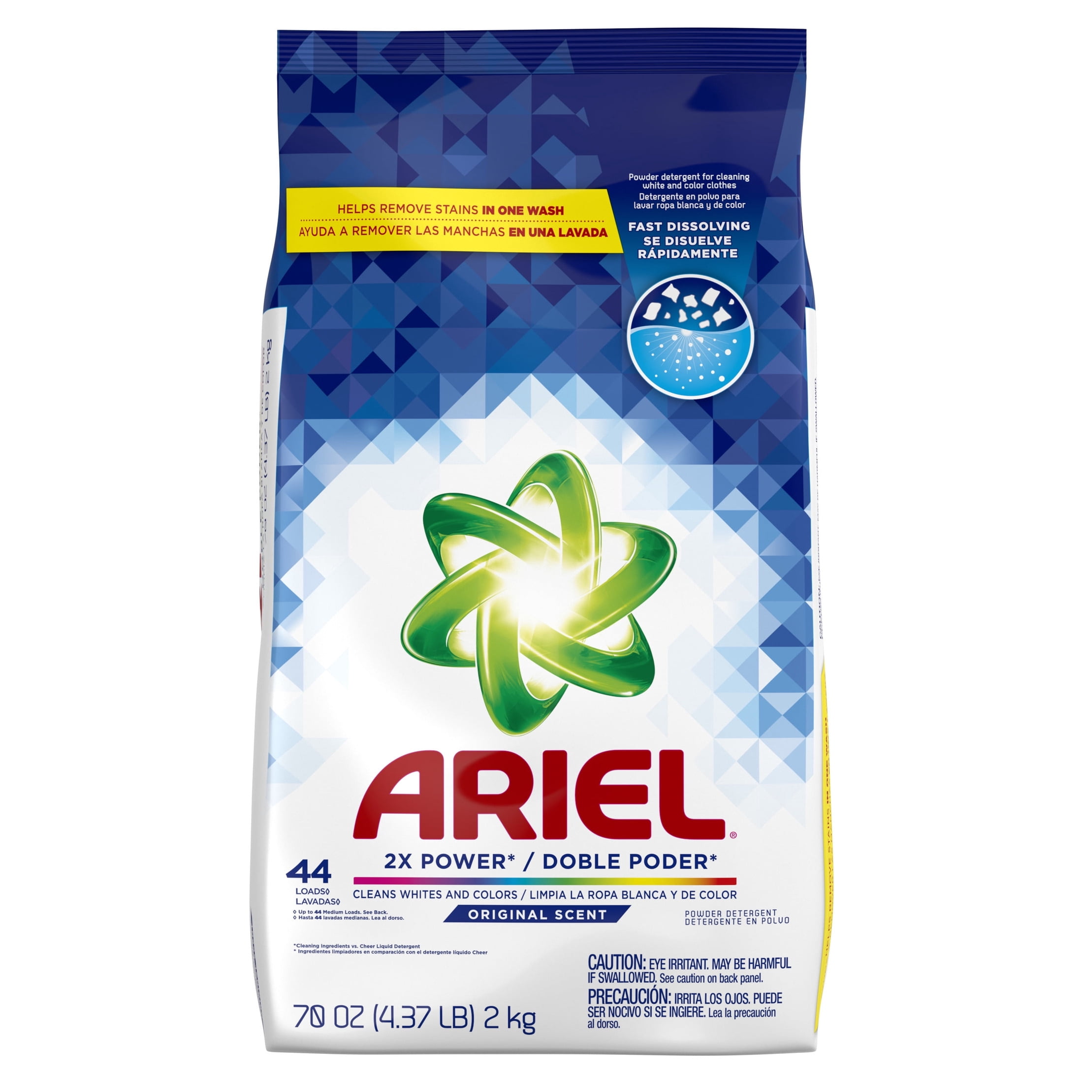 Ariel Laundry Detergent Powder, Original Scent, Deep Cleaning Formula (70 oz) 5gae4