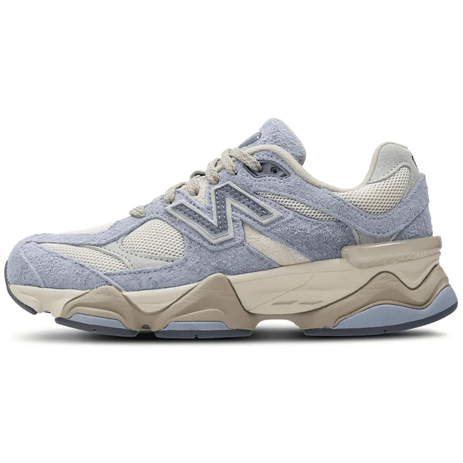 New Balance 9060 Lifestyle Sneakers (Beige/Tan/Blue, 7 US Big Kid) ym1ho