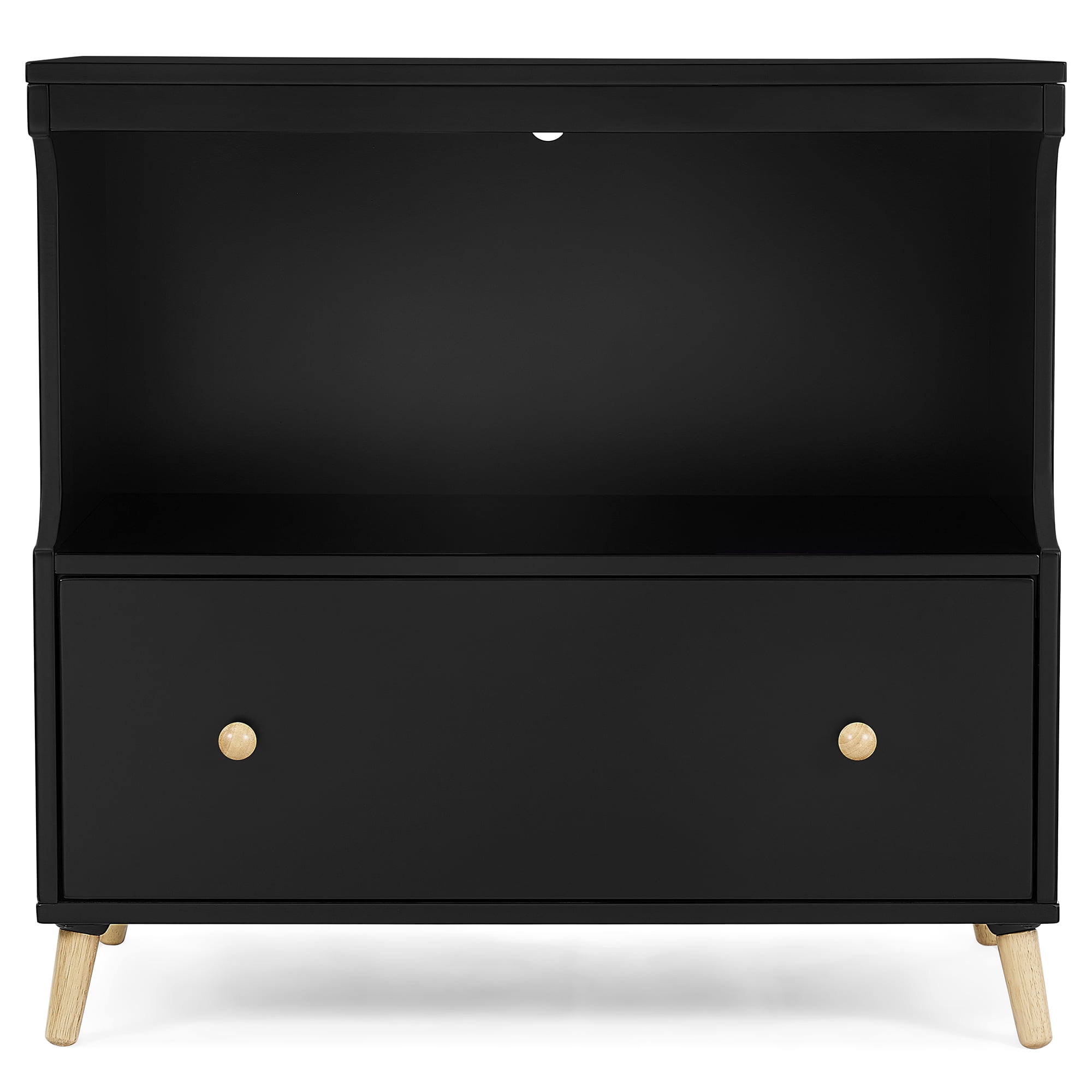 Delta Children Essex Convertible Changing Table with Drawer (White, 34.25 in x 20.75 in x 36 in) p5h77