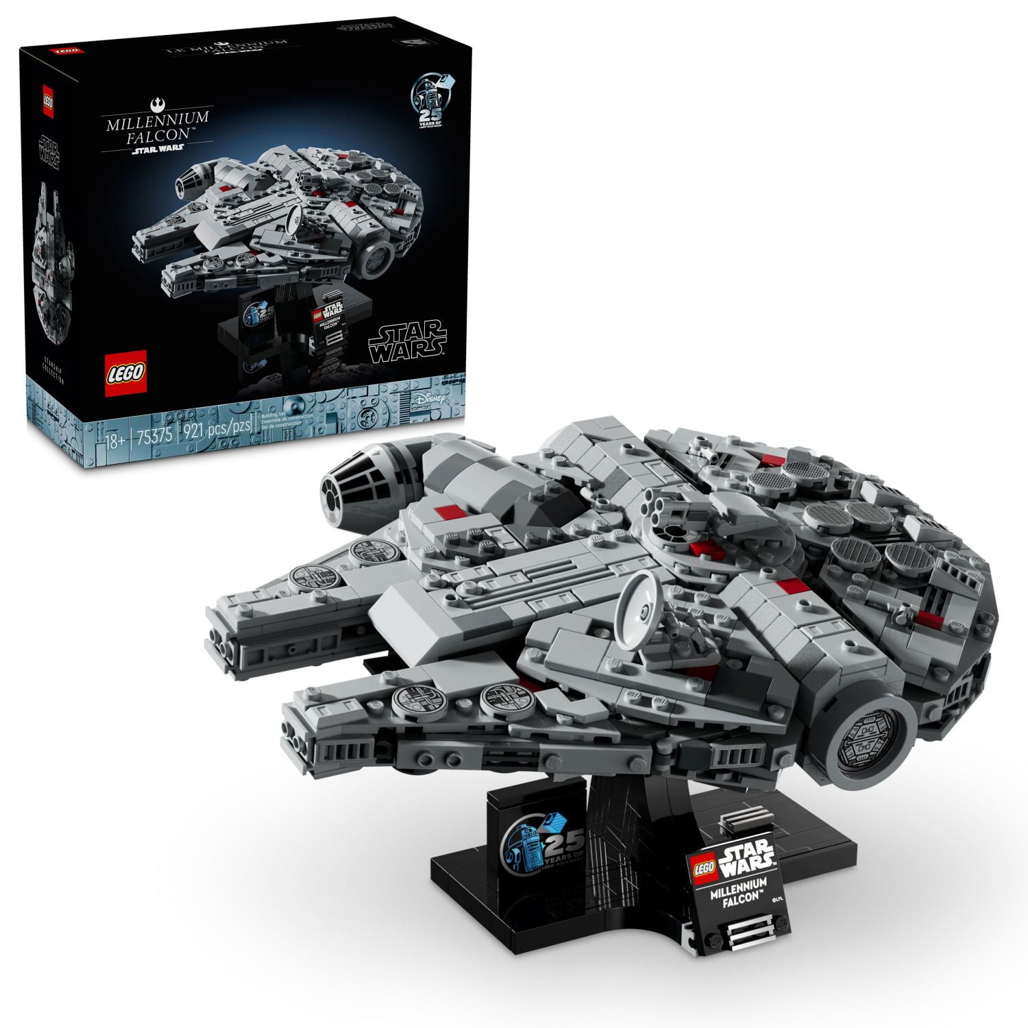 LEGO Star Wars Millennium Falcon 25th Anniversary Buildable Starship Model (921 Pieces) 5sn57