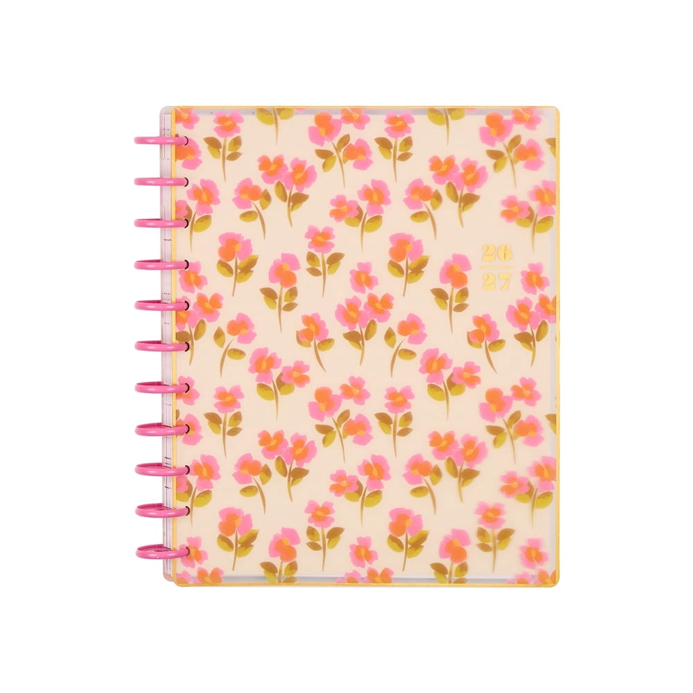 Happy Planner Sunshine Blooms 15-Month Dated Planner, Horizontal Layout, Disc-Bound (Multicolor, 8.5 in x 11 in) urtsv