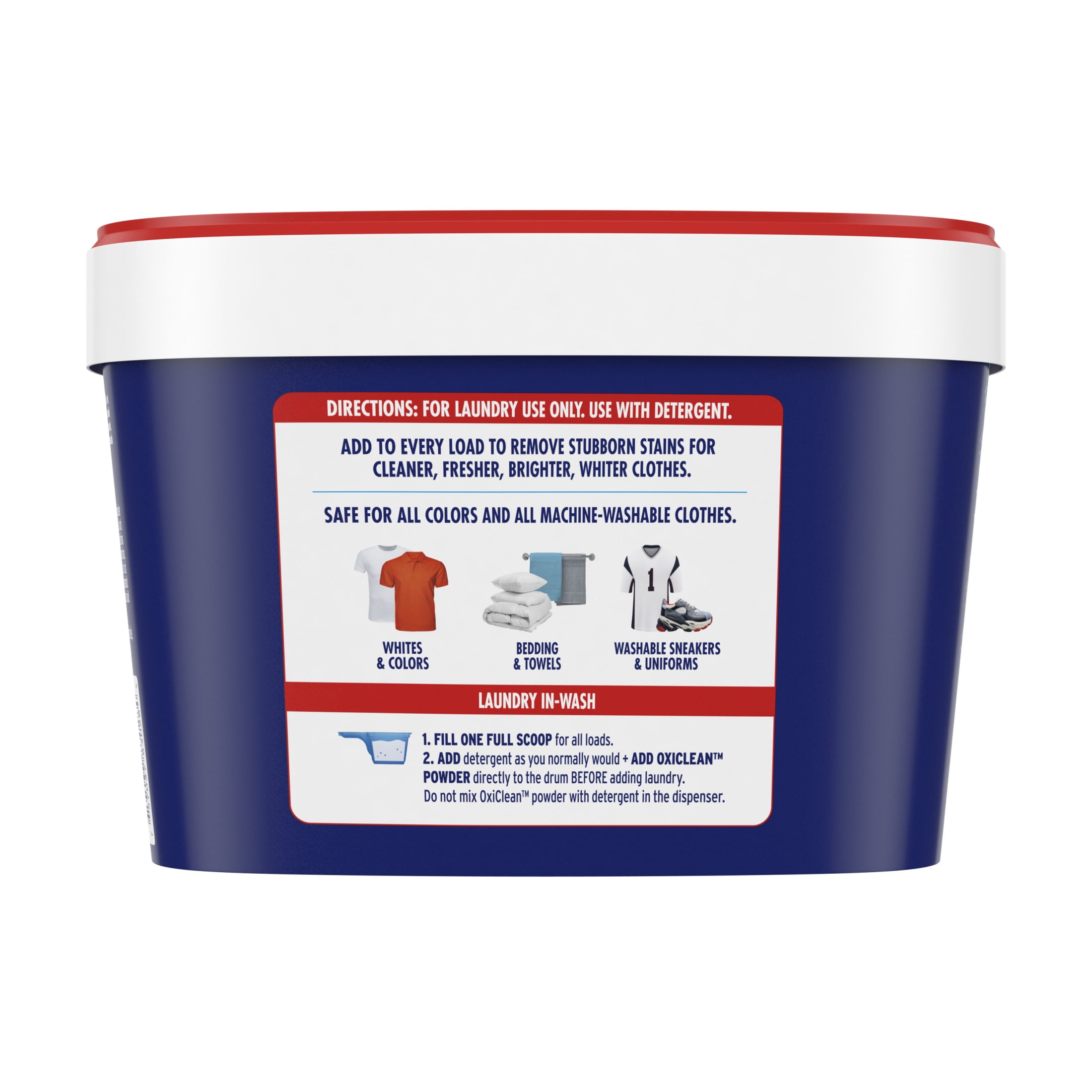 OxiClean Max Force Advanced Stain Remover Powder, Color-Safe Laundry Additive (3 lb) sgvxf