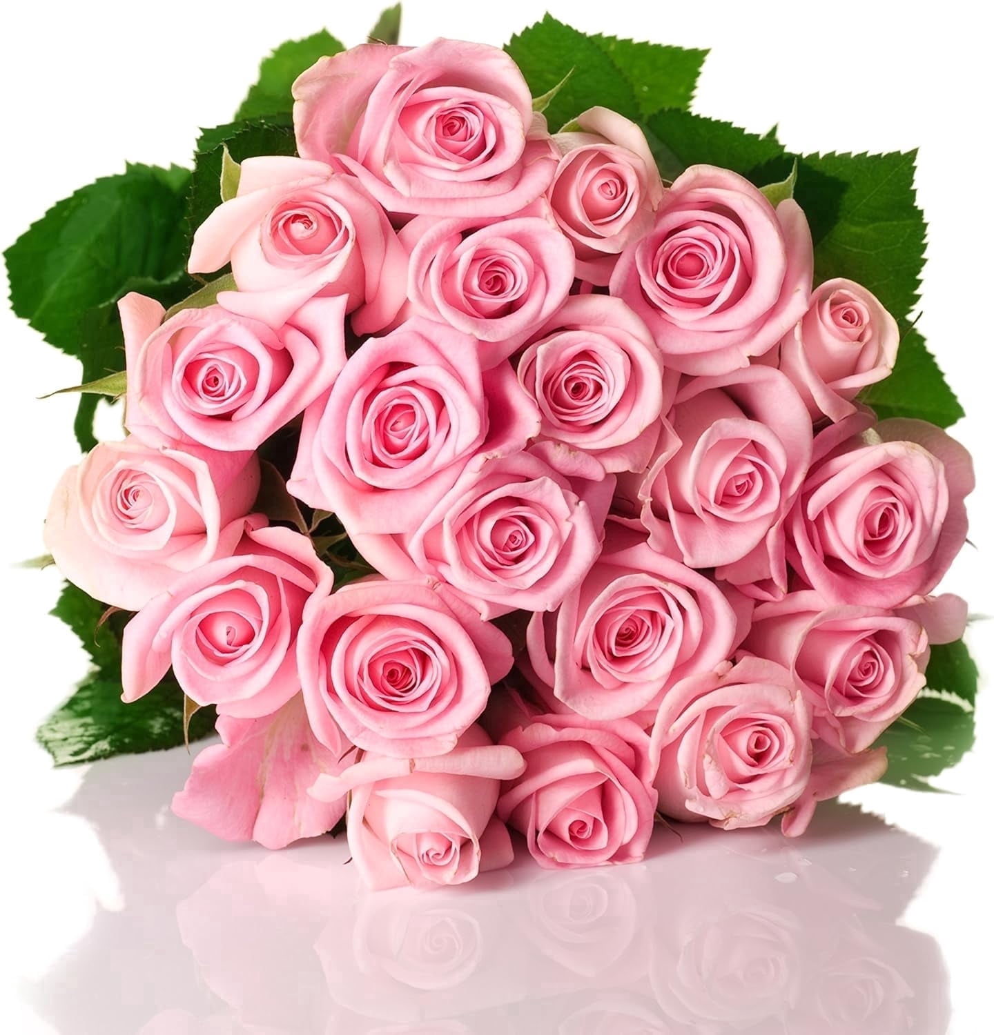 KaBloom Fresh Pink Roses Bouquet (Pink, 100 Stems) r6l1x