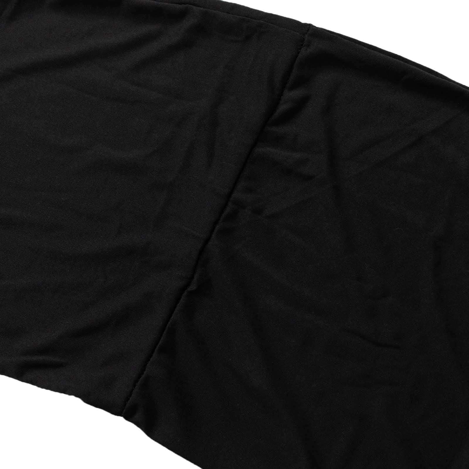 Efavormart Spandex Half Crescent Moon Wedding Arch Covers (Black, Set of 2, 6.5 ft and 8 ft) q4yxh