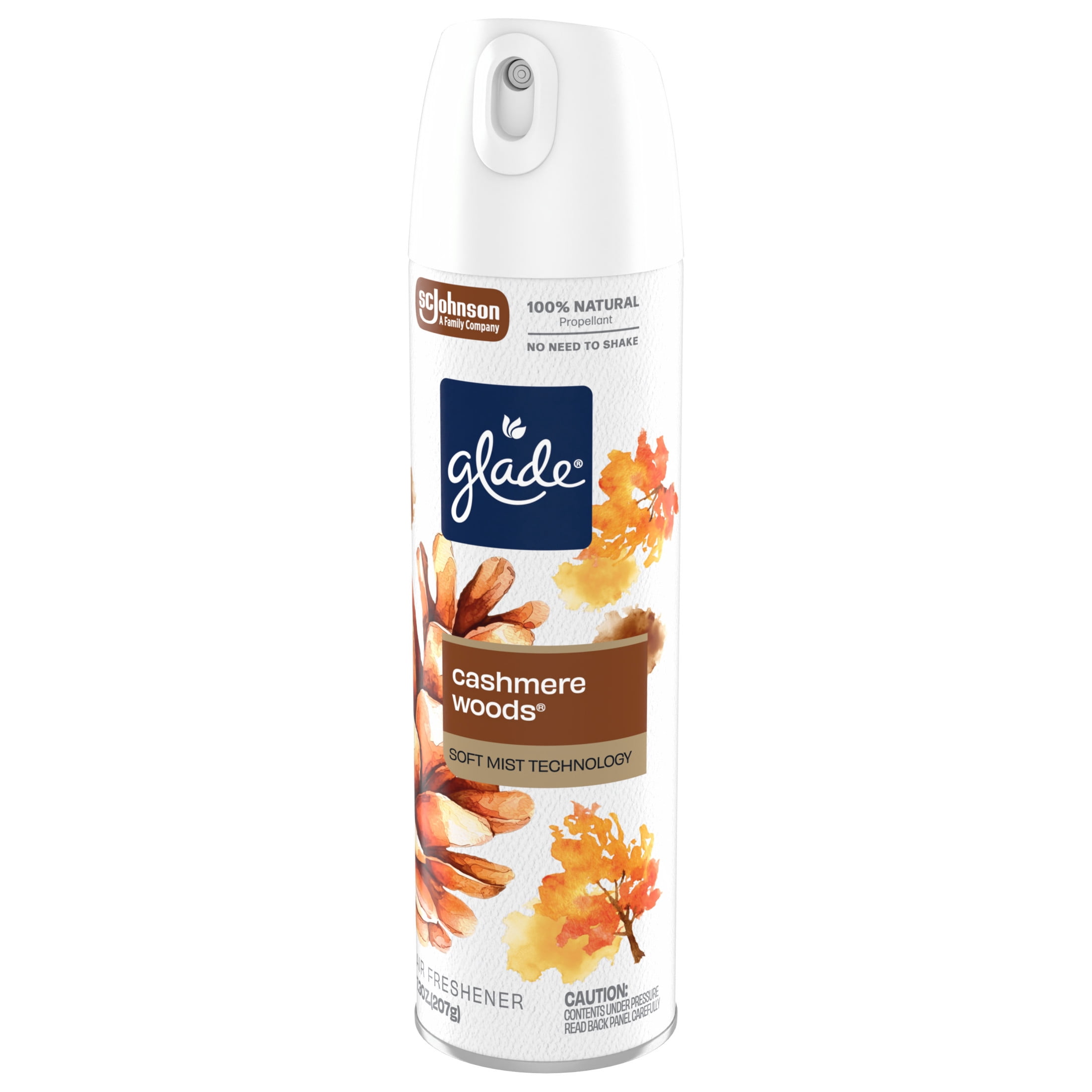 Glade Soft Mist Odor Fighting Air Freshener, Cashmere Woods Scent (7.3 oz) n2880