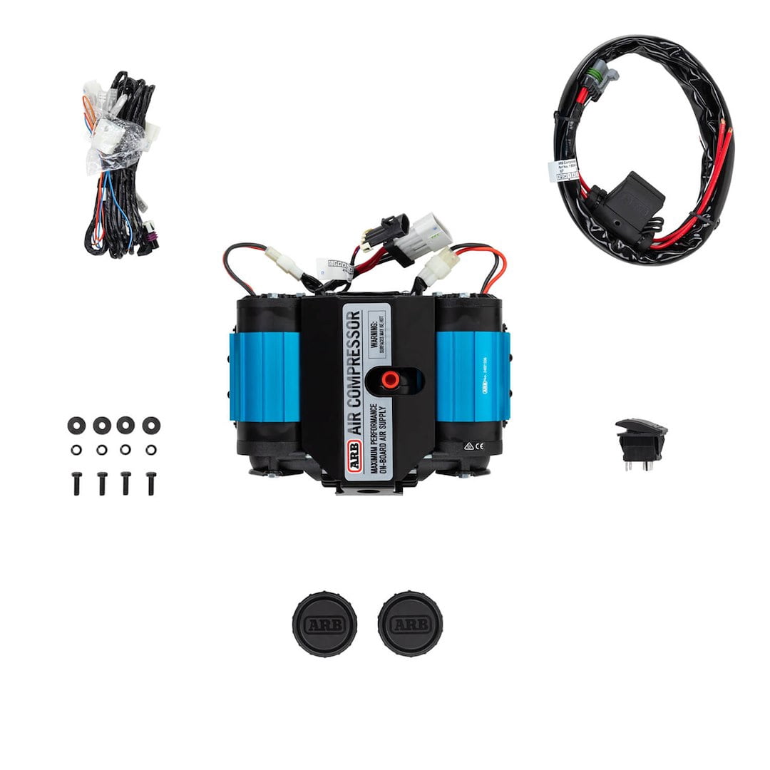ARB Twin Air Compressor 12V High-Flow Portable Off-Road System (Black, 6.16 CFM) y9gkx