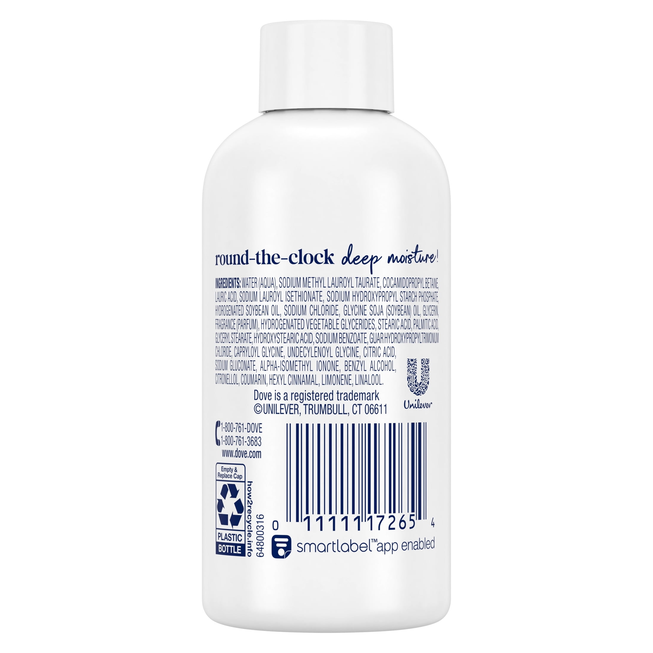 Dove Deep Moisture Body Wash for Soft Skin, Sulfate-Free Moisturizing Cleanser (3 fl oz) llh51