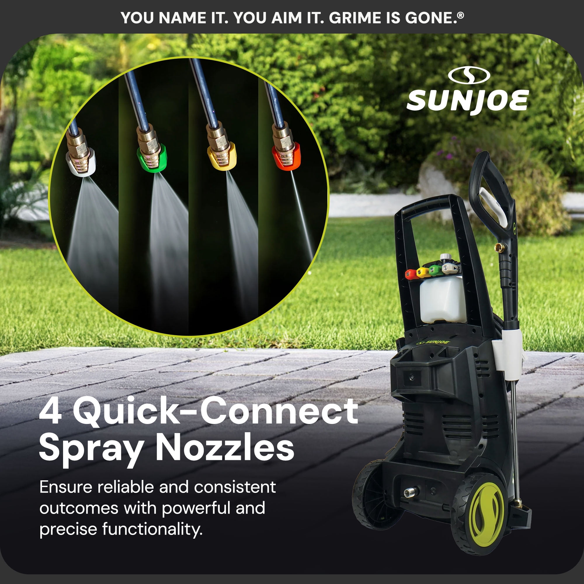 Sun Joe 2200 PSI Electric Pressure Washer, High-Pressure Cleaning System (2200 PSI, 1.1 GPM) ix2pv
