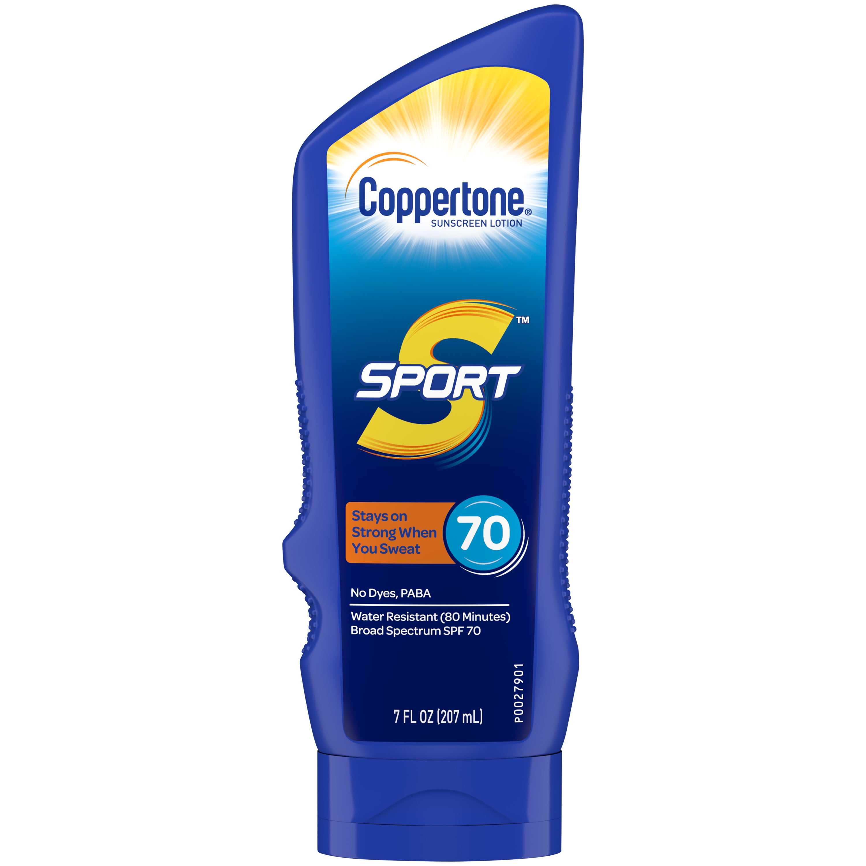 Coppertone Sport Sunscreen Lotion SPF 70 Broad Spectrum UVA/UVB Protection (7 fl oz) tfc6f