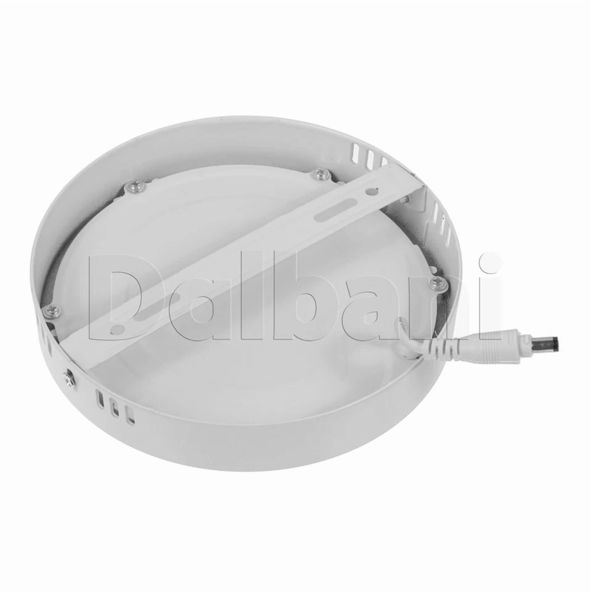 Knack 12W LED Surface Mounted Round Ceiling Panel Light (4000K Neutral White, 6.7 in) hgnd2