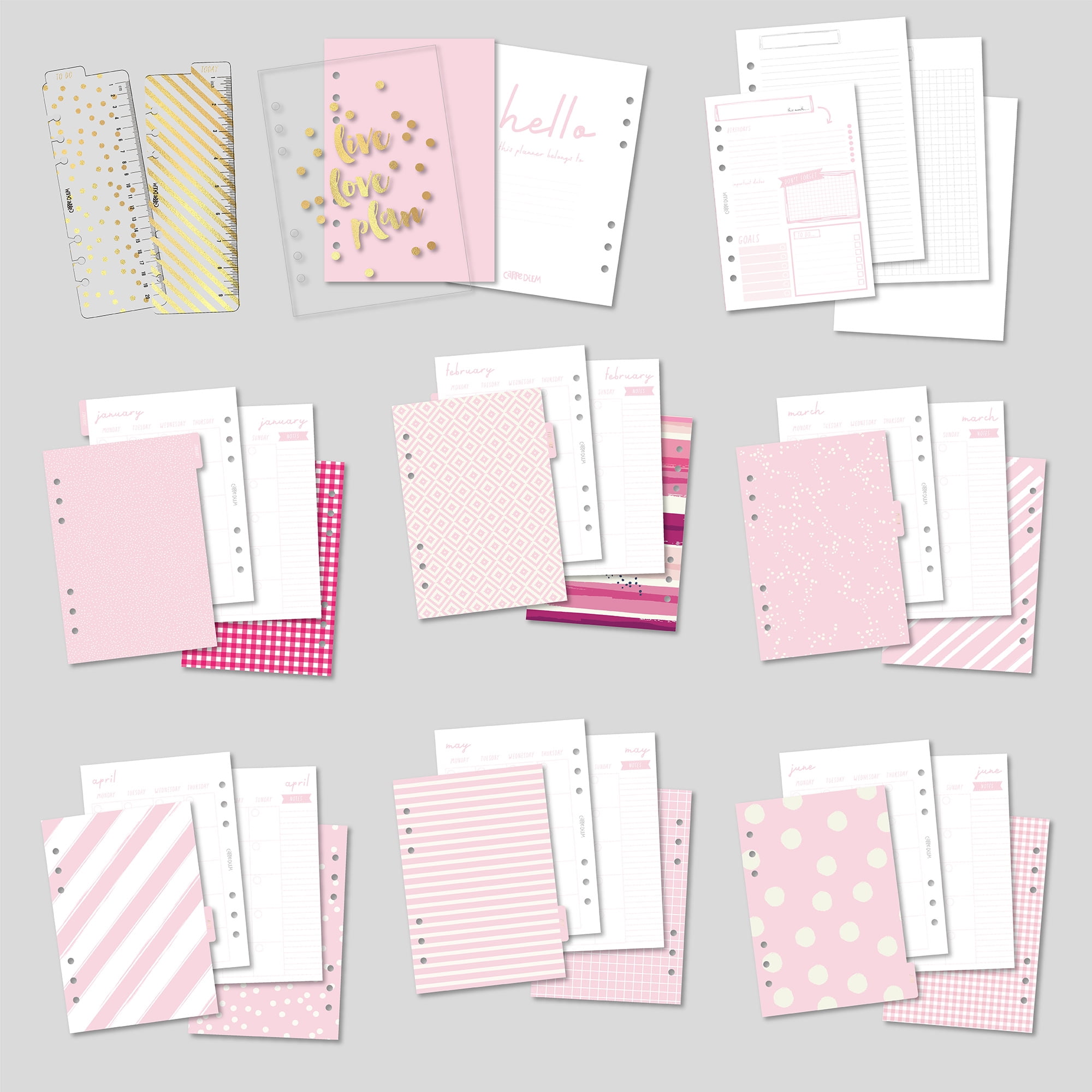 Pukka Pads A5 Planner (Ditzy Floral, 8.3 in x 5.8 in) 7ek8v