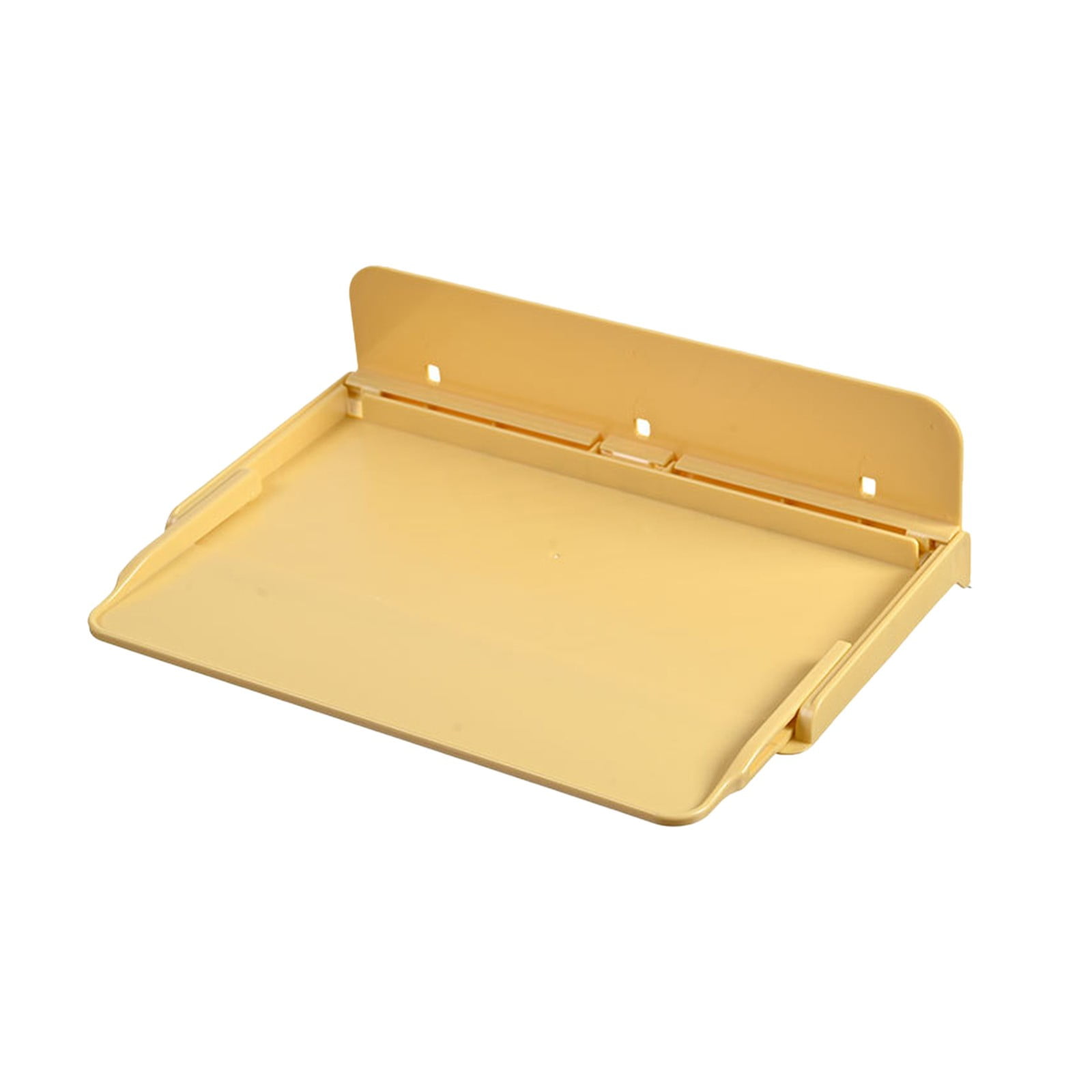 HWUXMO Wall Storage Shelf, No-Drill Bathroom Organizer, Space-Saving Kitchen Rack (Yellow, 11.9 in x 8.5 in) 795xc