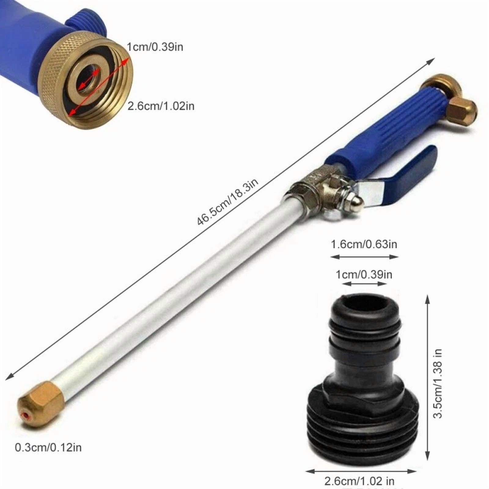 Purely Elizabeth High Pressure Power Washer Spray Gun Wand Attachment (Garden Hose Compatible) 08t31