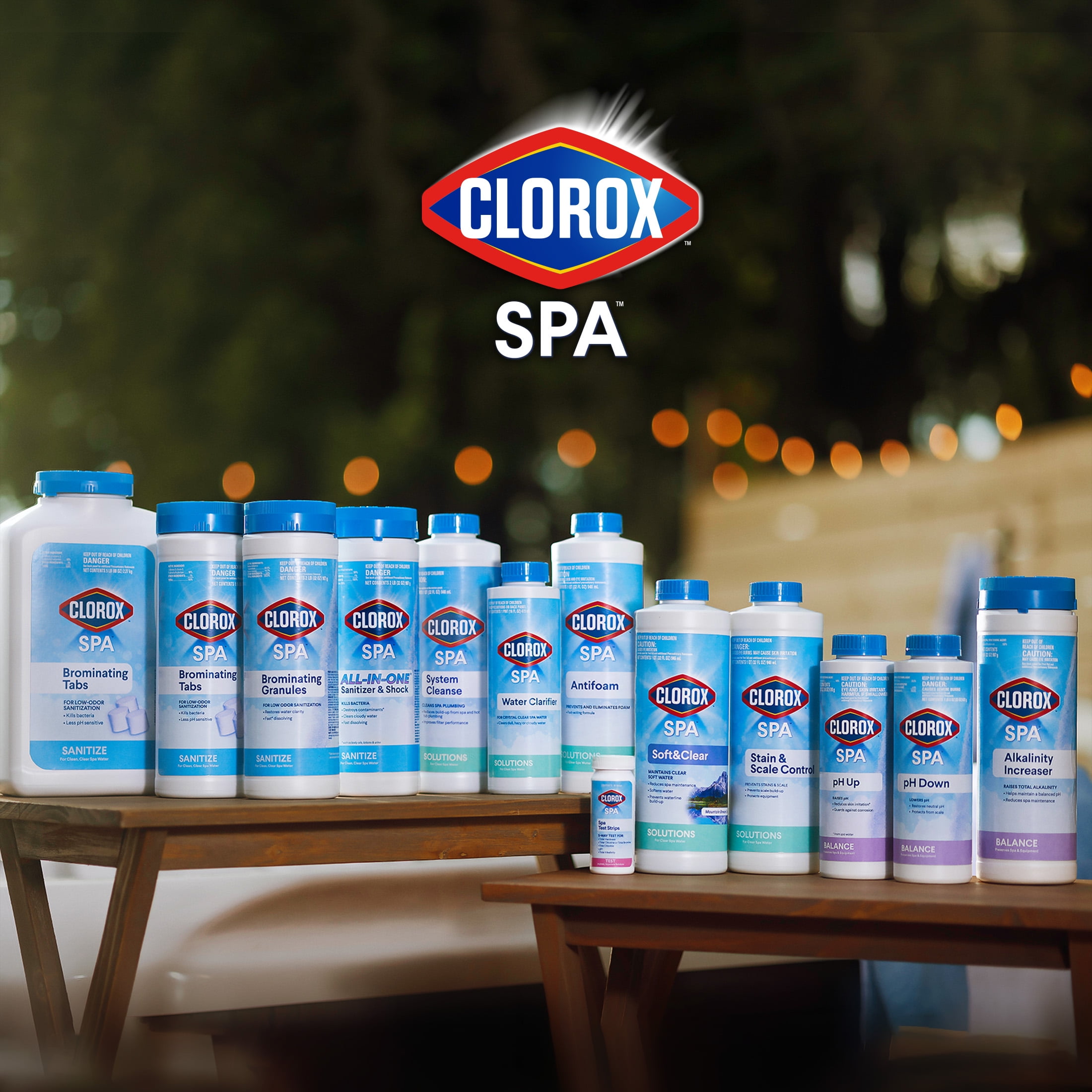 Clorox Pool&Spa Liquid Soft & Clear Water Treatment Solution (Clear, 2 lb) xgrbz
