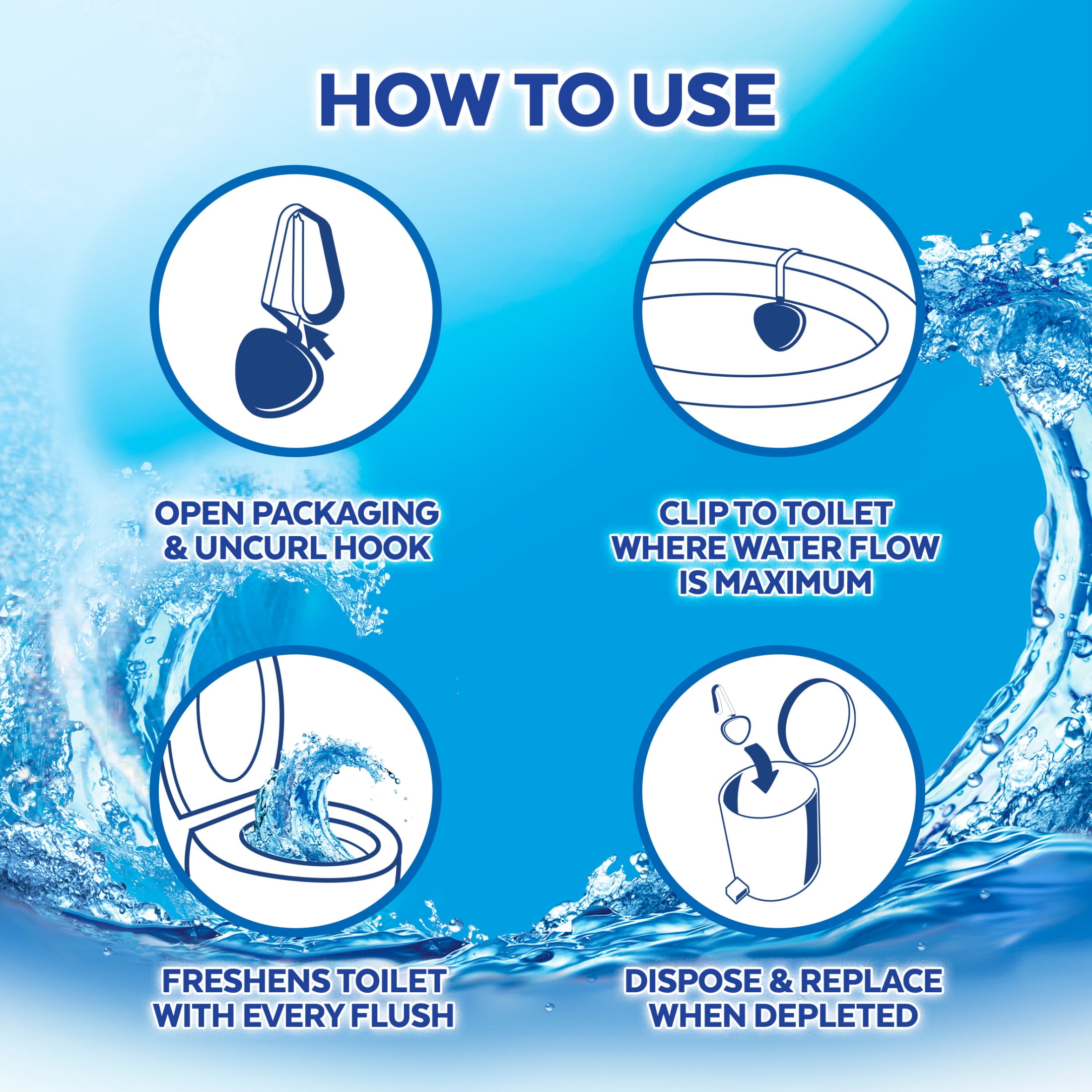 Lysol Automatic Toilet Bowl Cleaner, Long-lasting Freshness and Odor Protection (Atlantic Fresh Scent, 2 Count) nda6g