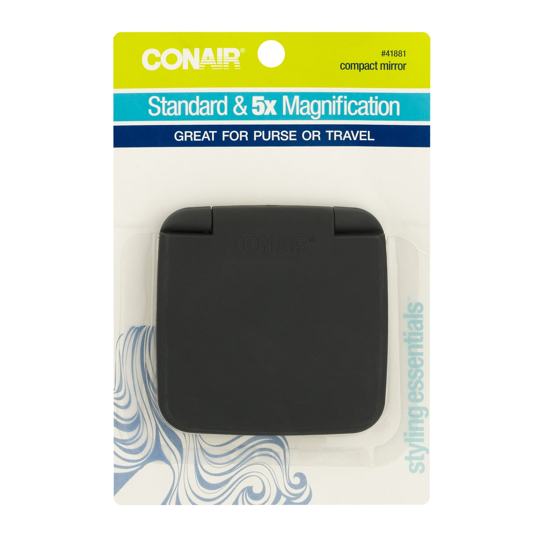 Conair Styling Essentials Compact Mirror (Black, 3 in) nh9jn