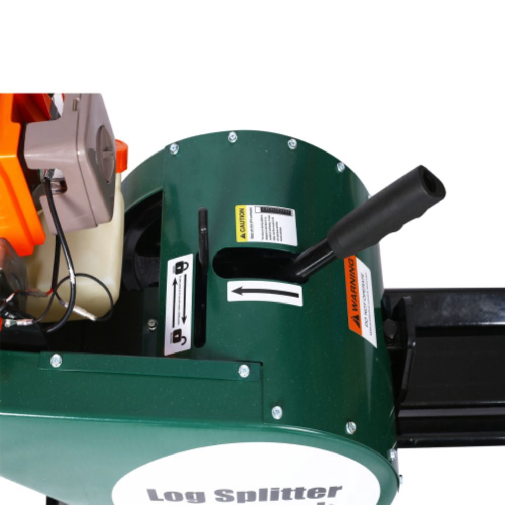 DSstyles Electric Log Splitter, Double Flywheel Firewood Chopping Machine (Green, 18.5 in) zp1vp