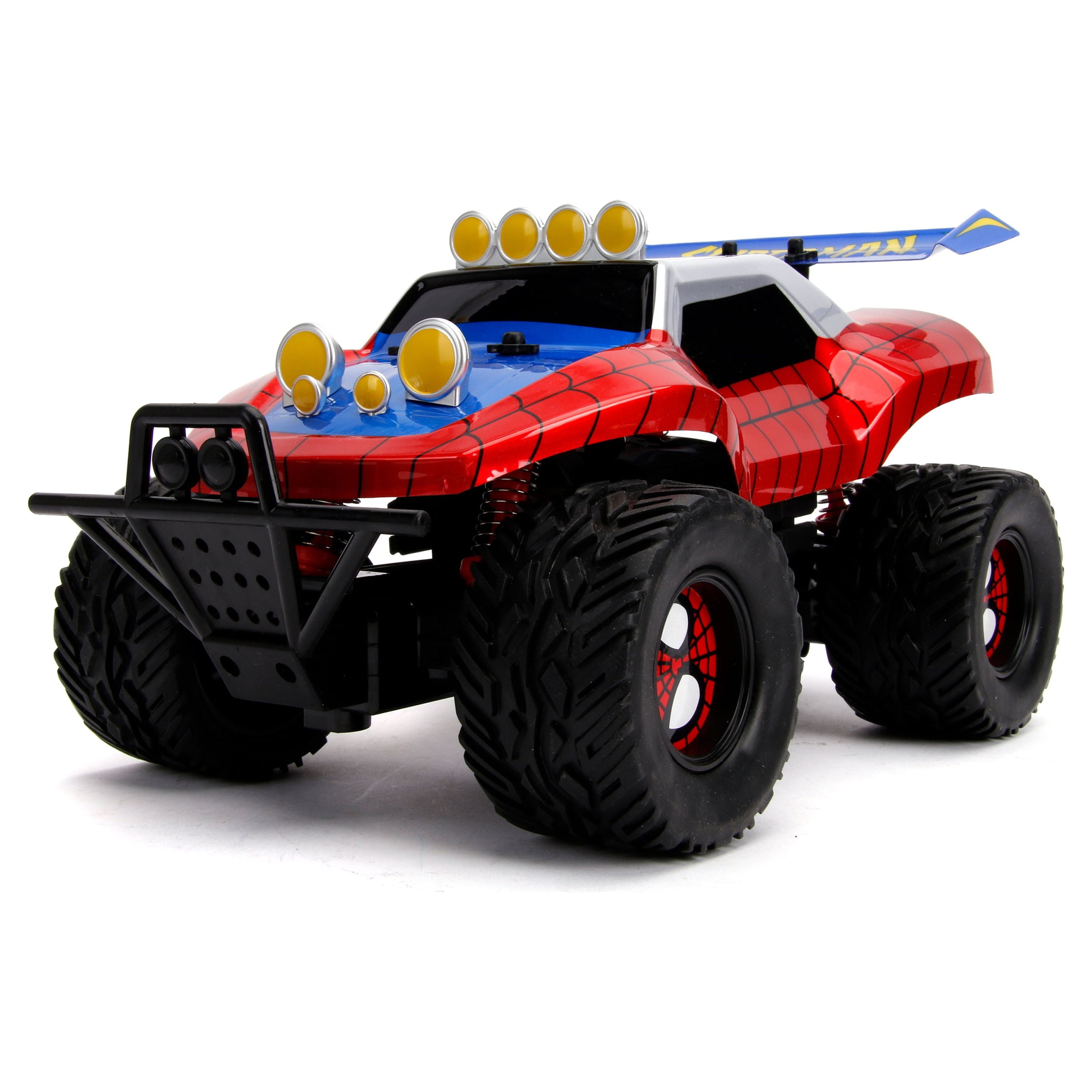 Jada Toys Marvel Spider-Man RC Buggy Radio Control Car (Red, 10 in) dszhs
