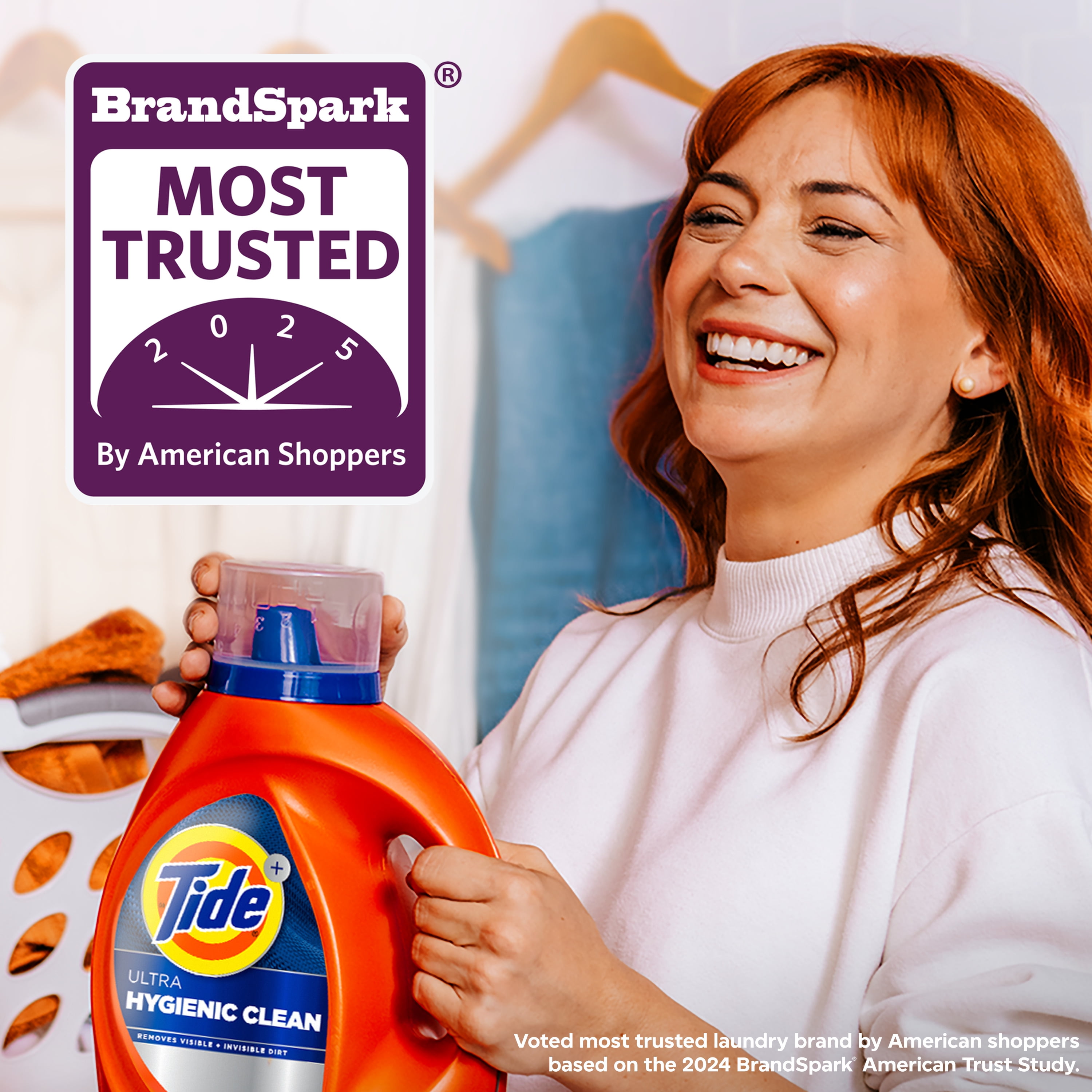 Tide Ultra Hygienic Clean Liquid Laundry Detergent, Original Scent (132 fl oz) yz2oq