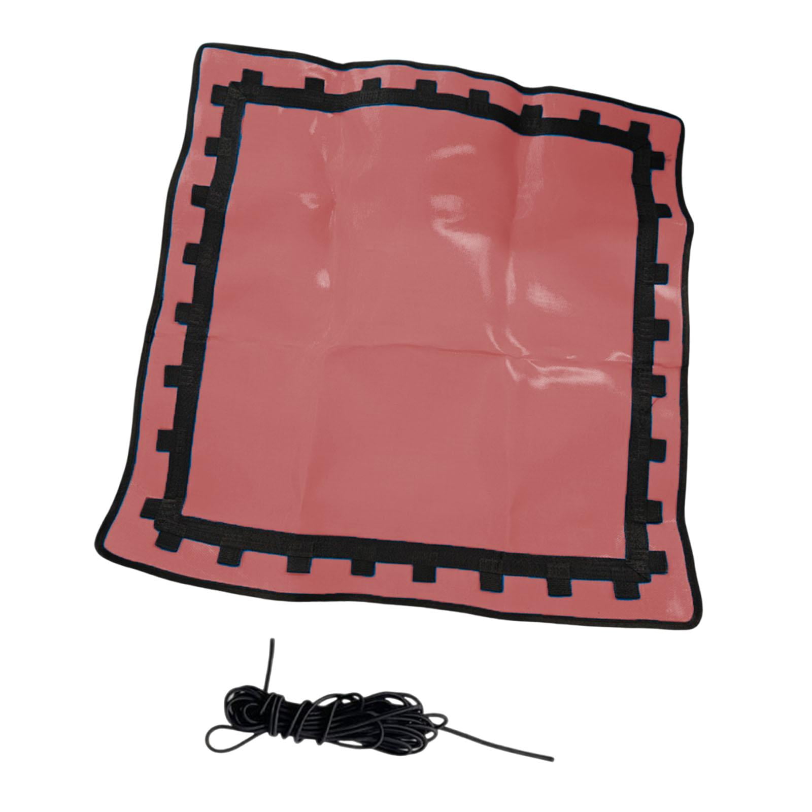 yotijay Trampoline Replacement Mat with Elastic Rope (Blue, 29.5 in x 29.5 in) uaoa0