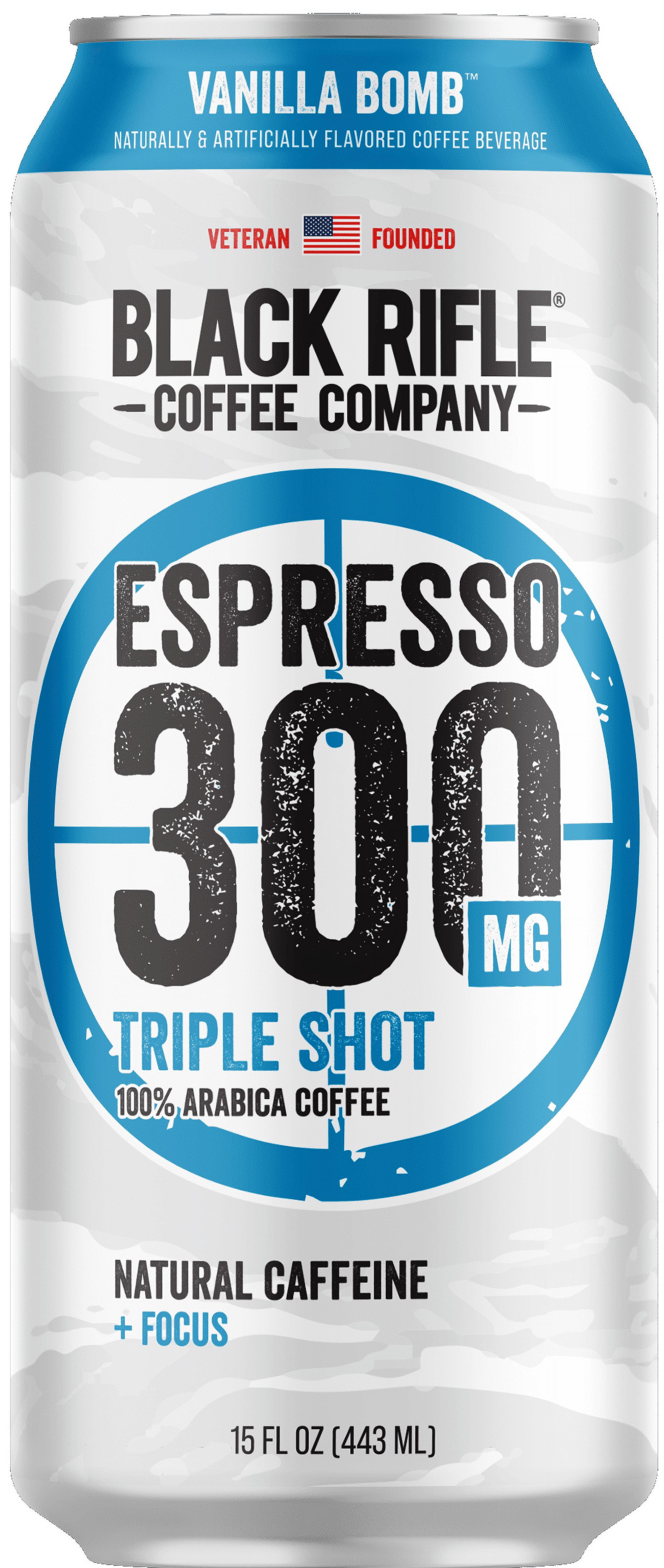 Black Rifle Coffee Company Ready to Drink Iced Espresso, Vanilla Bomb (15 oz) 4n19t