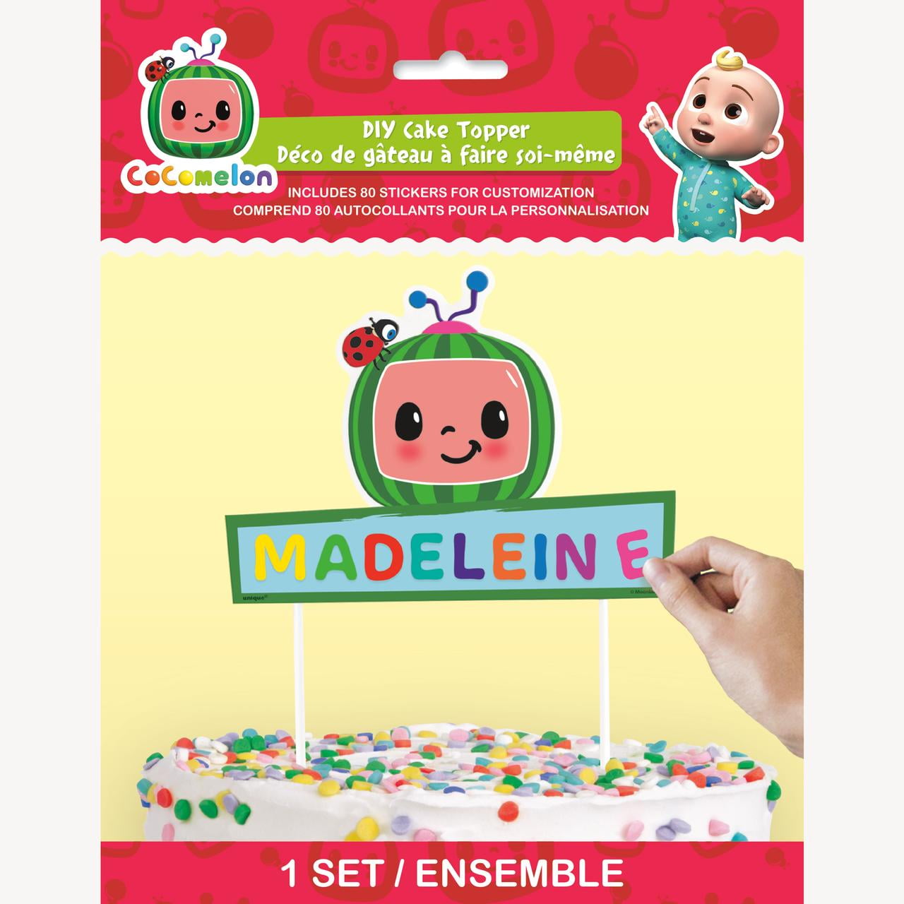 CoComelon DIY Cake Topper Set (7 in x 5 in, 1 Count) w9nav
