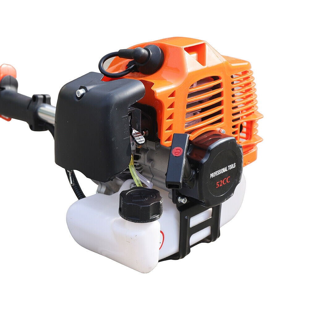 Wuzstar 52CC 2-Stroke Gas Powered Pole Saw, Long Reach Extension Tree Trimming Tool (Orange, 52CC) 7kz4g