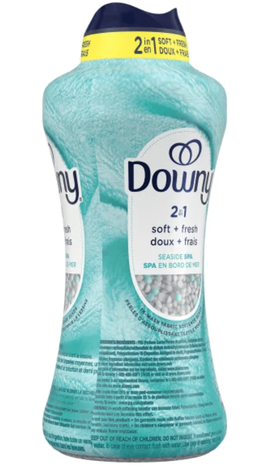 Downy 2-in-1 Fabric Softener and Laundry Conditioner, Seaside Spa (32.1 oz) e7fsh