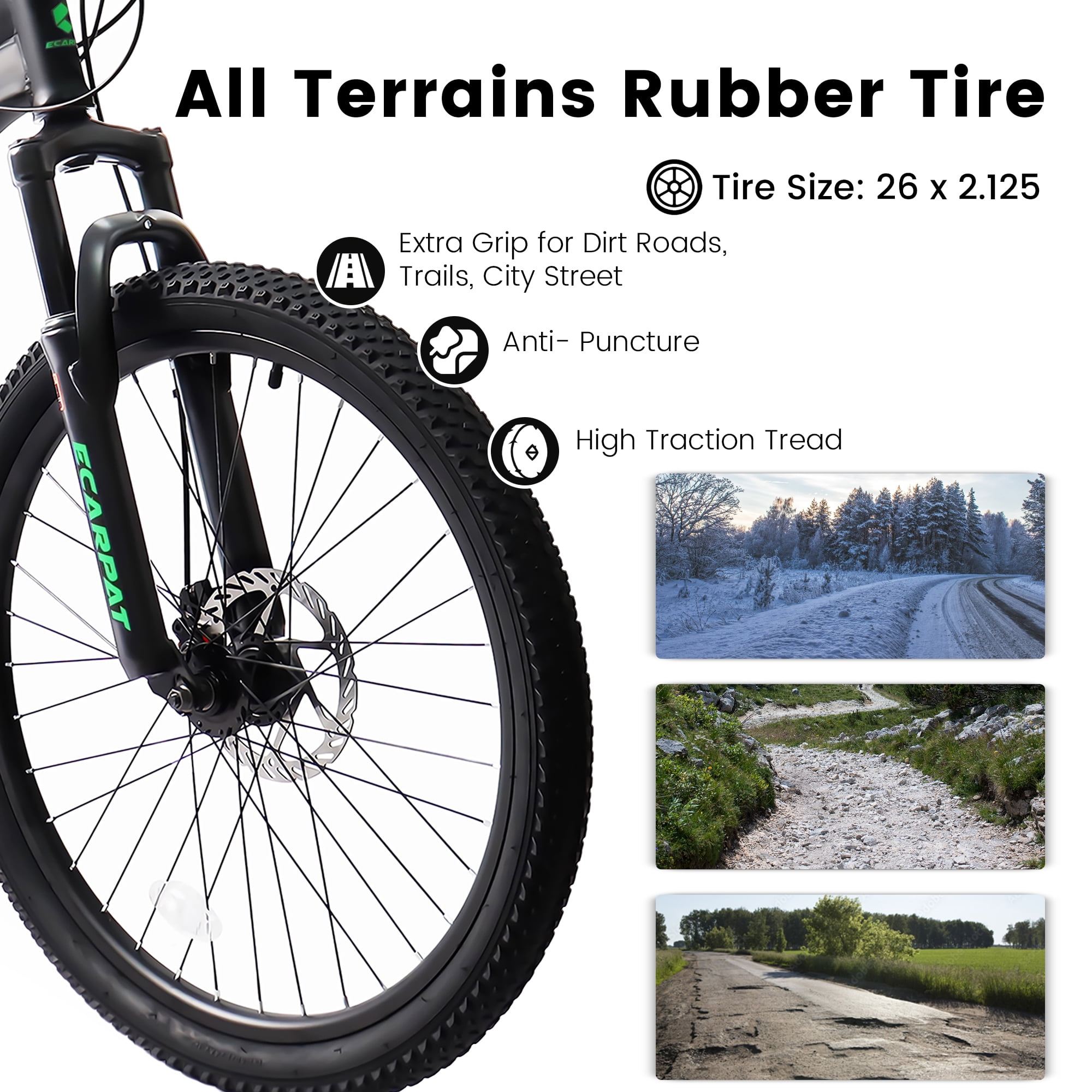 Juuar 26 in Mountain Bike, 21-Speed Full Suspension MTB with Dual Disc Brakes (Gray, 26 in) la065
