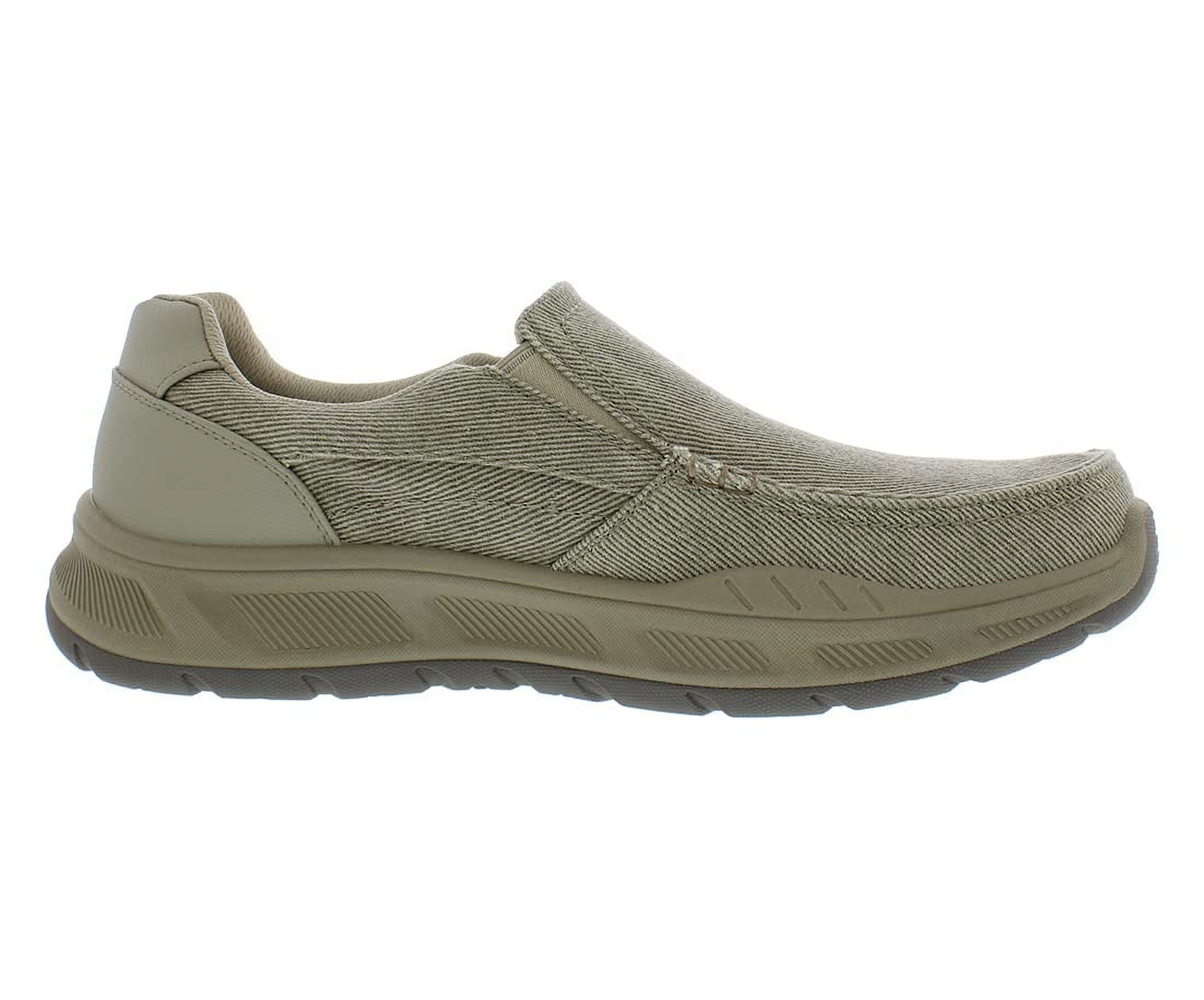 Skechers Men's Cohagen Vierra Relaxed Fit Slip-On Casual Loafer (Grey, 10 US) wl1tk
